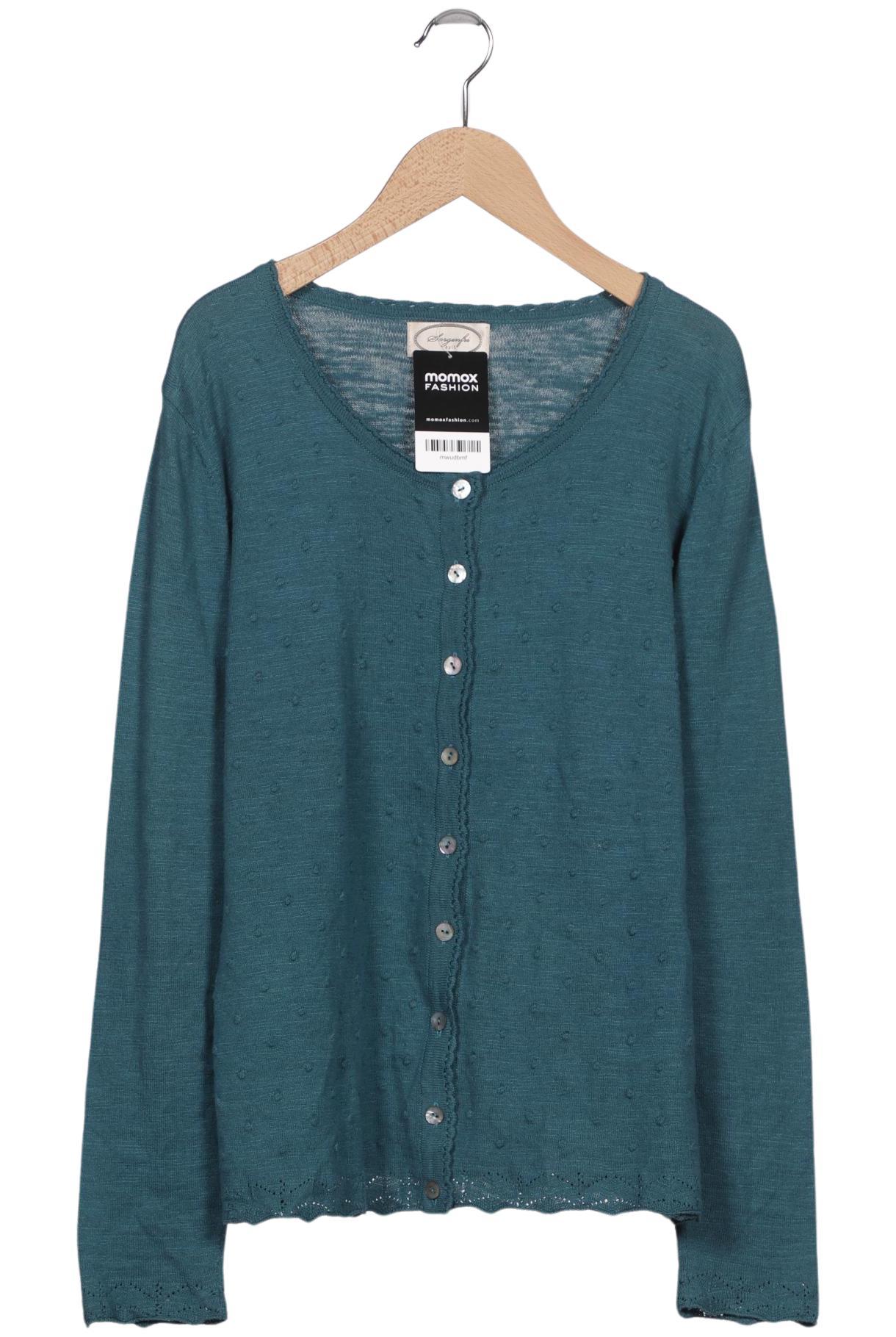 

Sorgenfri Sylt Damen Strickjacke, türkis, Gr. 42