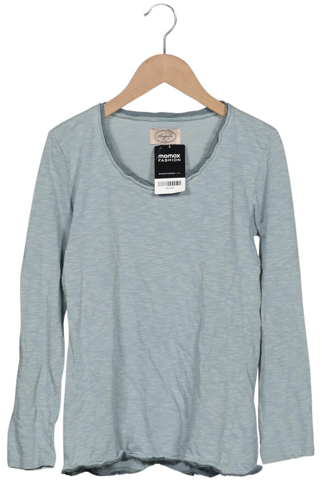 

Sorgenfri Sylt Damen Langarmshirt, hellblau, Gr. 38