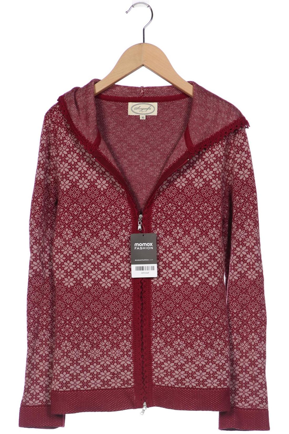 

Sorgenfri Sylt Damen Strickjacke, bordeaux, Gr. 34