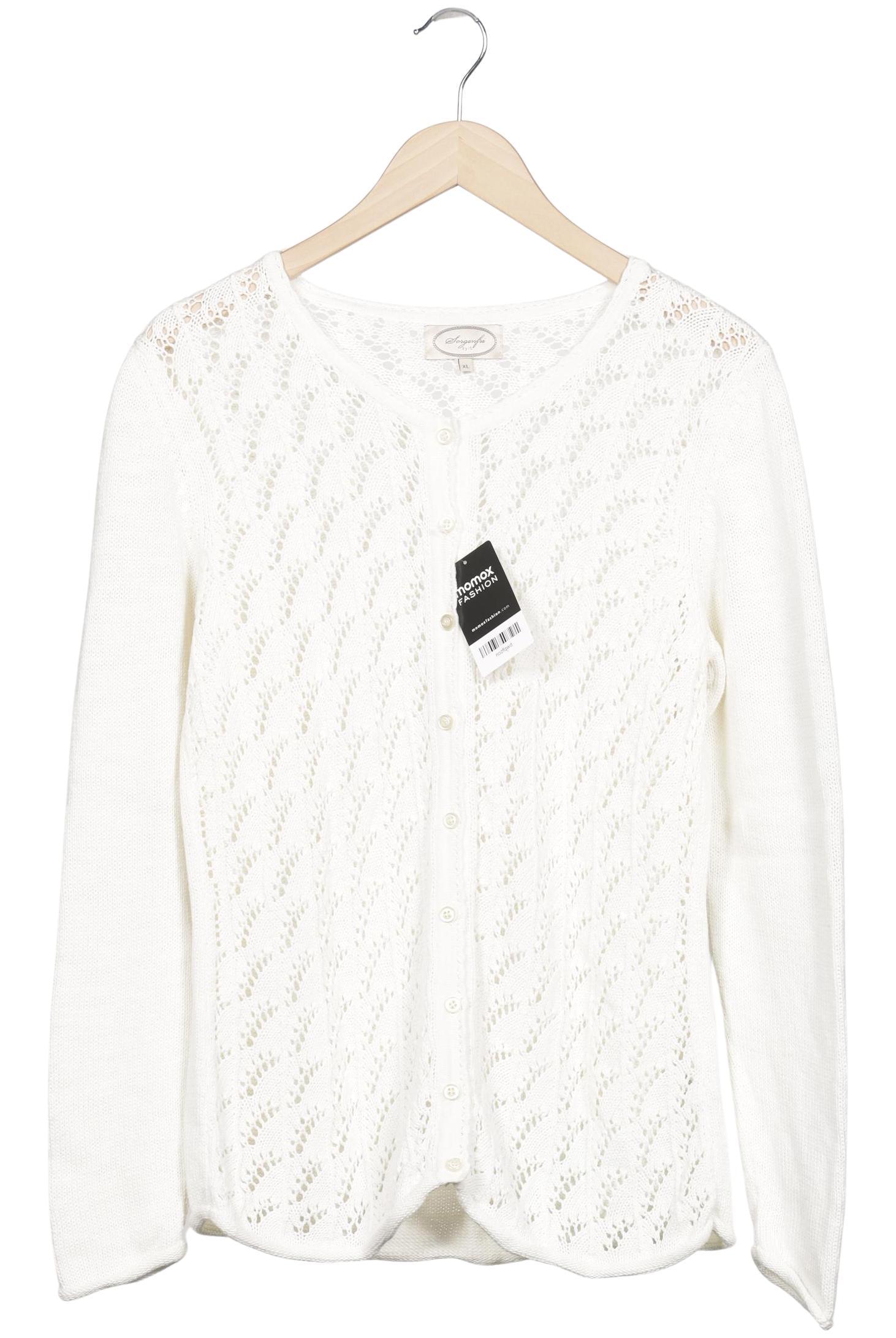 

Sorgenfri Sylt Damen Strickjacke, weiß, Gr. 44