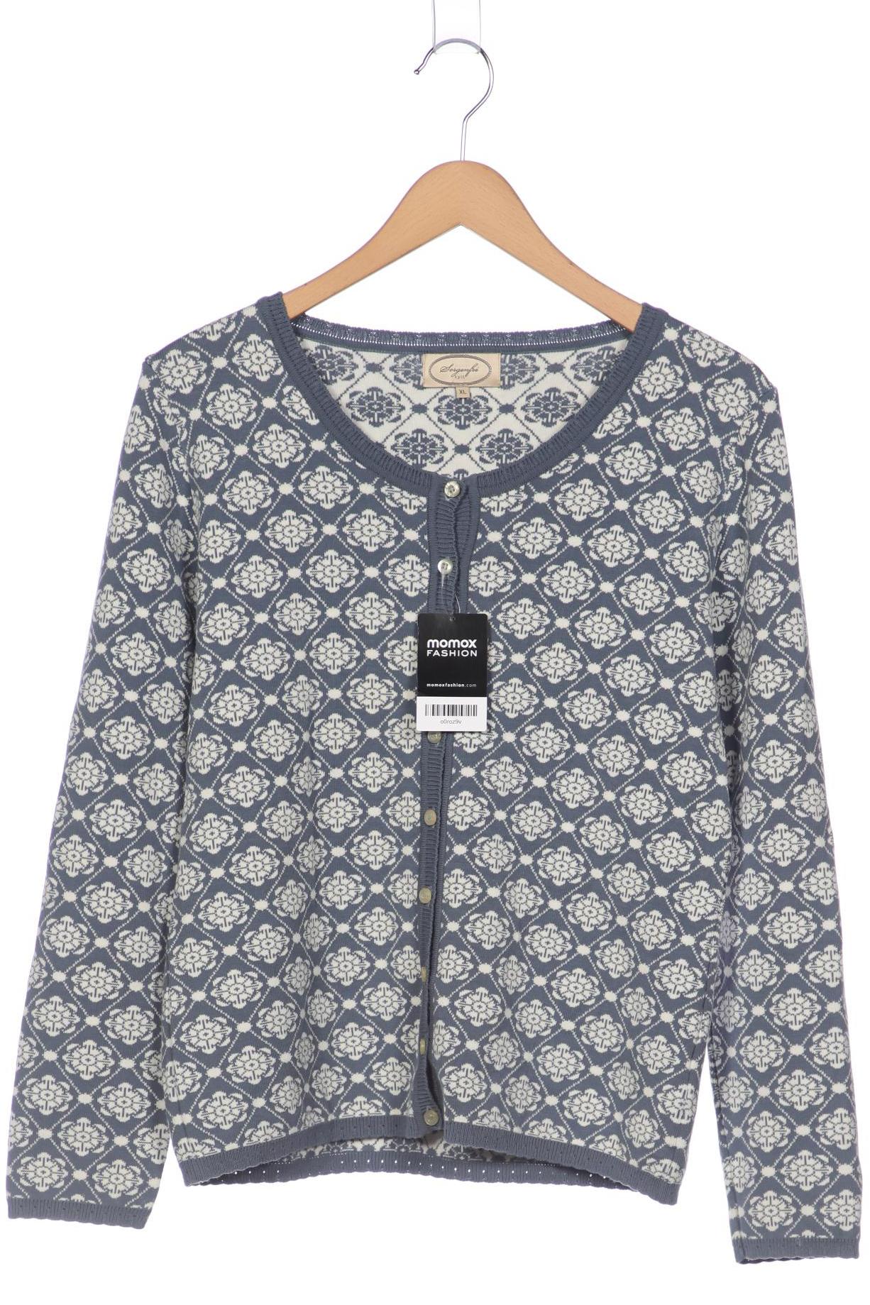 

Sorgenfri Sylt Damen Strickjacke, blau, Gr. 44