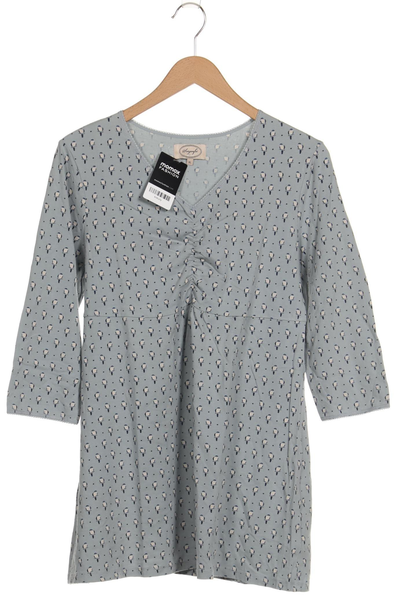 

Sorgenfri Sylt Damen Langarmshirt, blau, Gr. 44