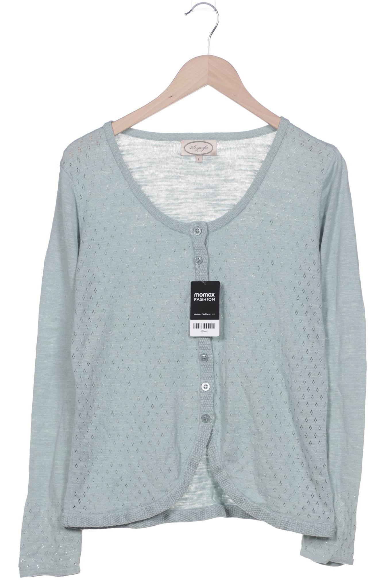 

Sorgenfri Sylt Damen Strickjacke, türkis, Gr. 42