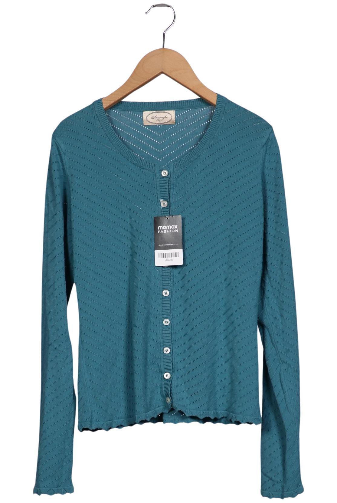 

Sorgenfri Sylt Damen Strickjacke, türkis, Gr. 36