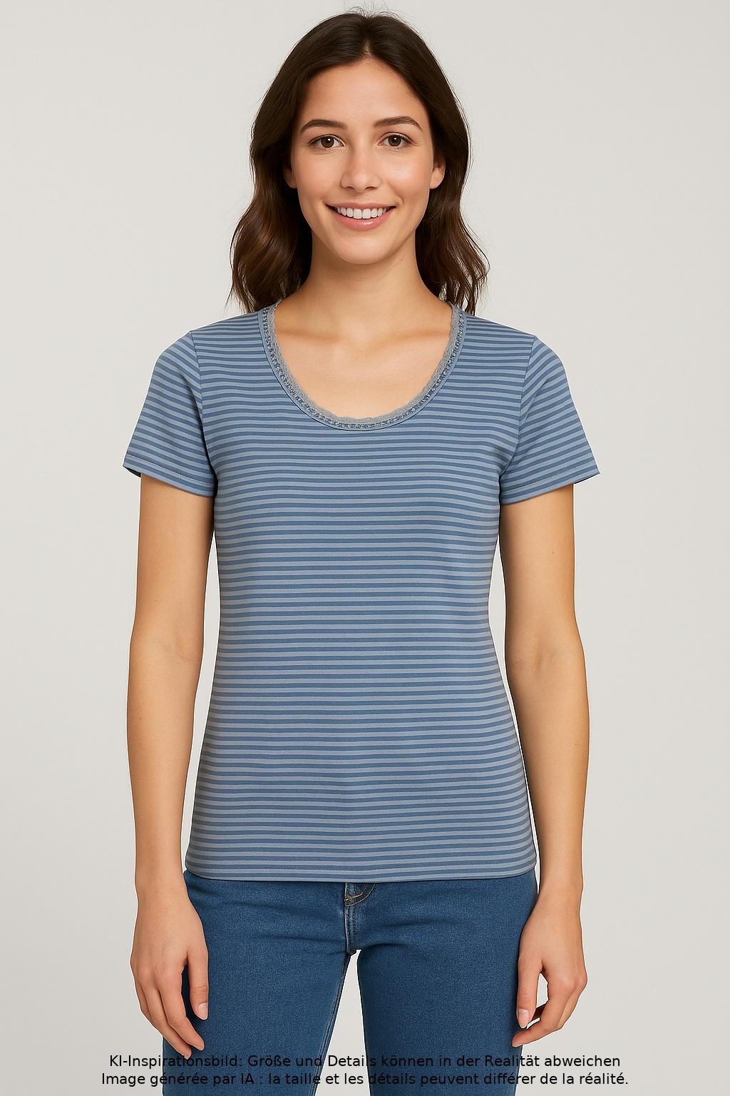 

Sorgenfri Sylt Damen T-Shirt, hellblau, Gr. 34