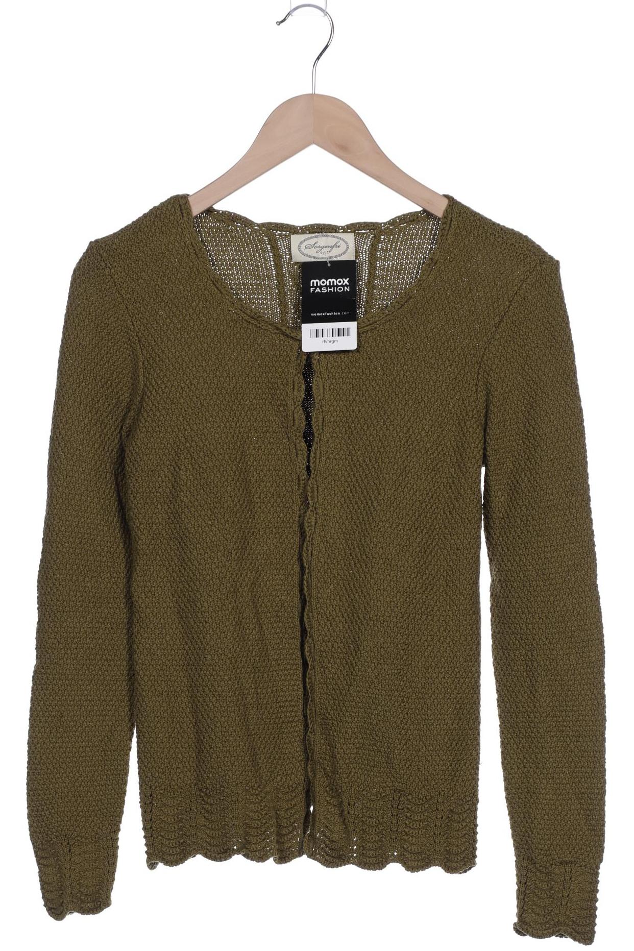 

Sorgenfri Sylt Damen Strickjacke, grün, Gr. 34