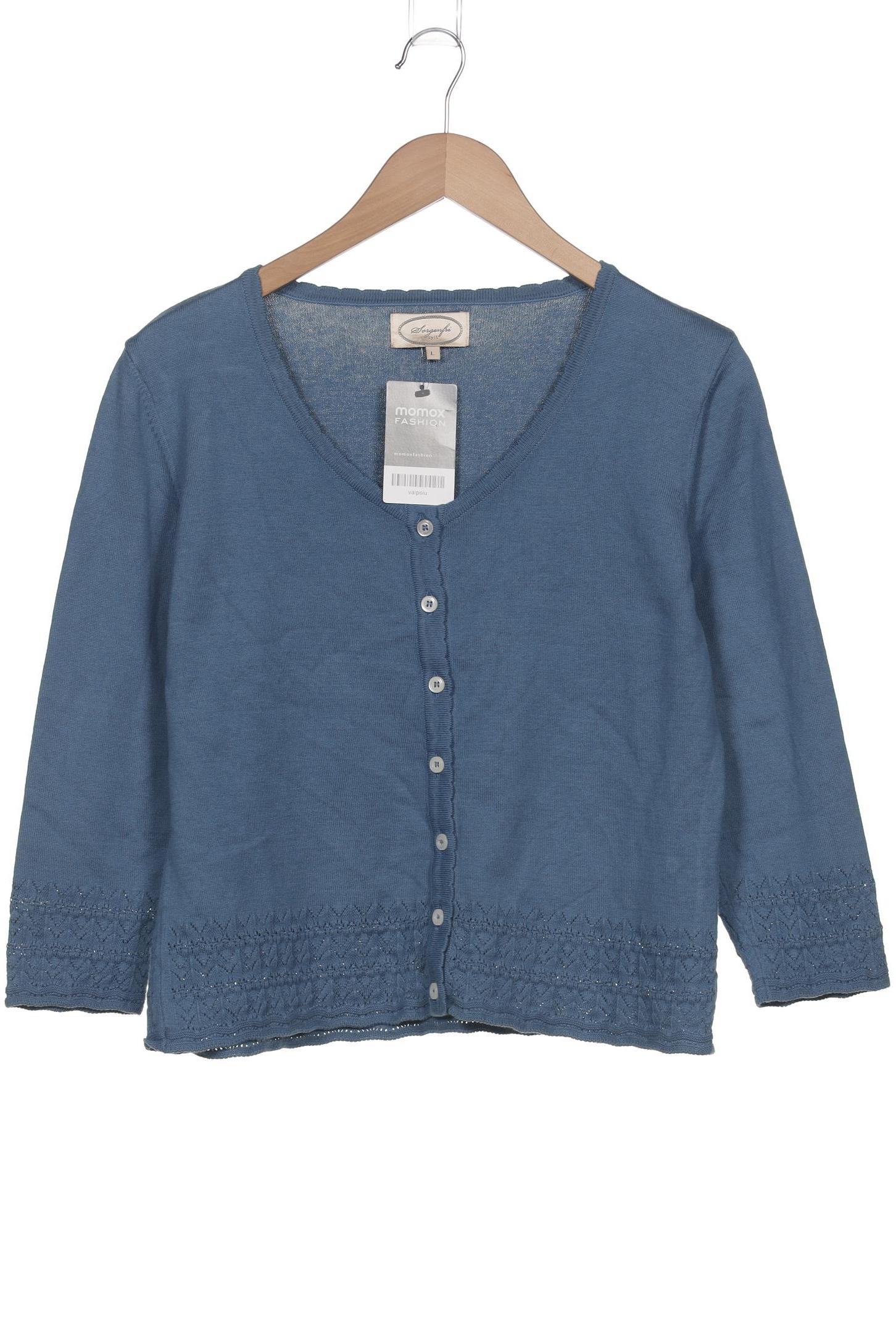 

Sorgenfri Sylt Damen Strickjacke, blau, Gr. 42