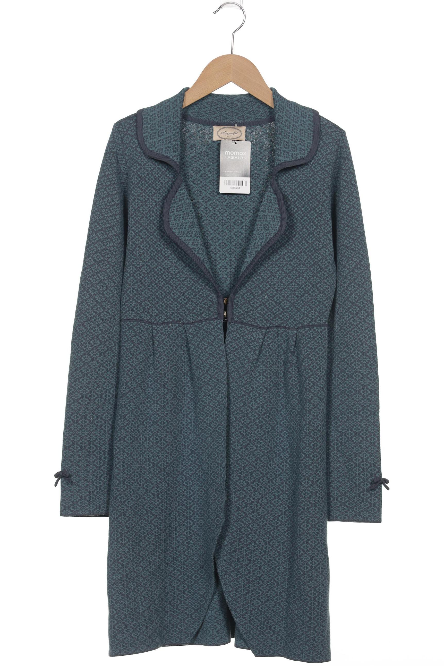 

Sorgenfri Sylt Damen Strickjacke, türkis, Gr. 36