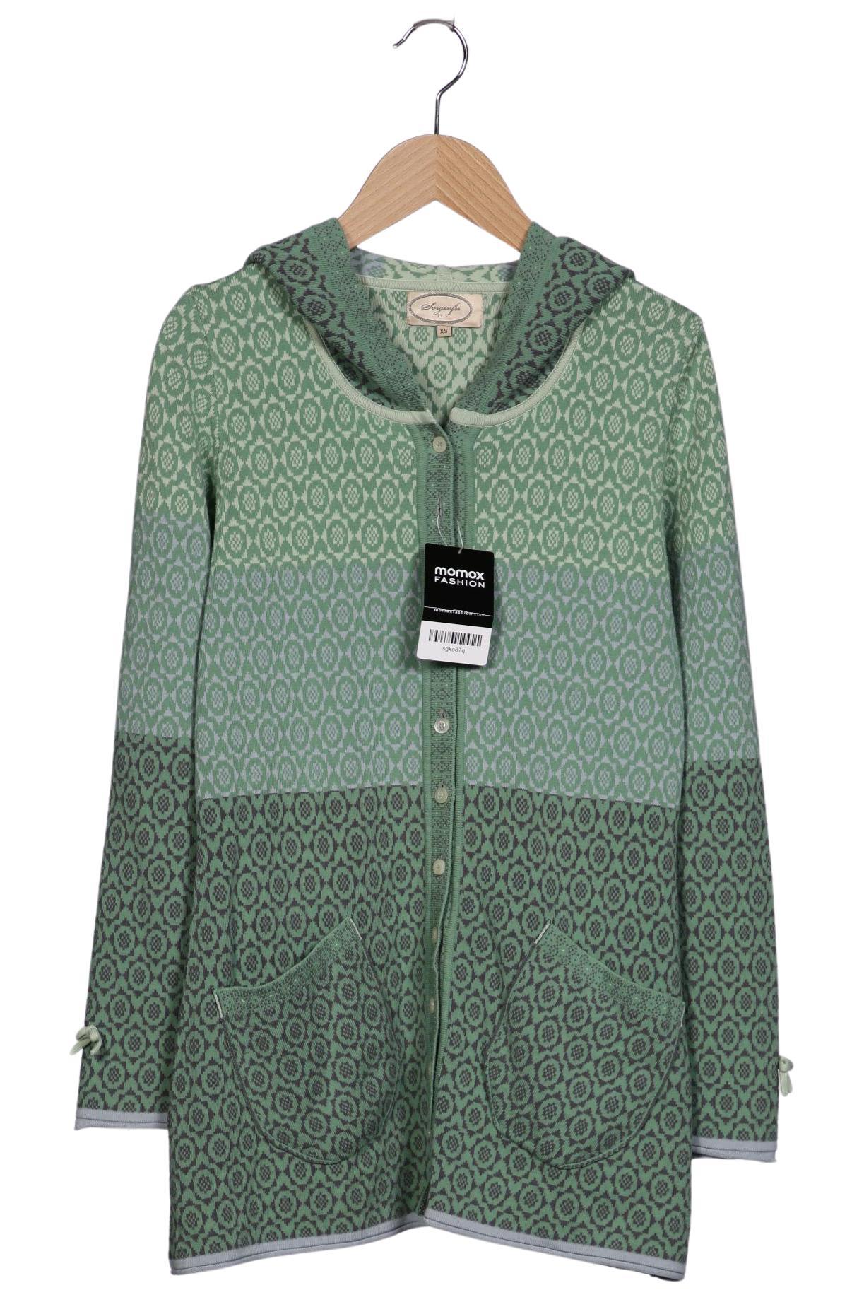 

Sorgenfri Sylt Damen Strickjacke, hellgrün, Gr. 34
