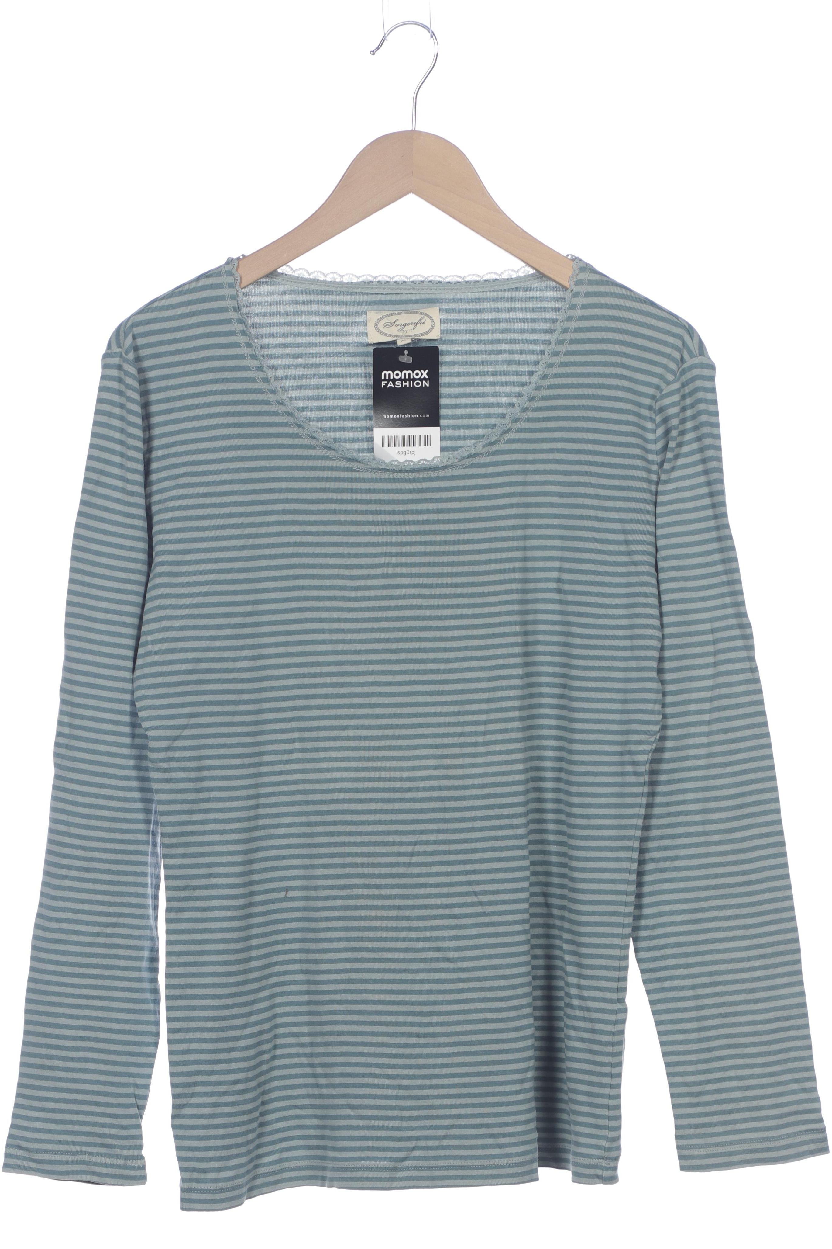 

Sorgenfri Sylt Damen Langarmshirt, türkis, Gr. 44