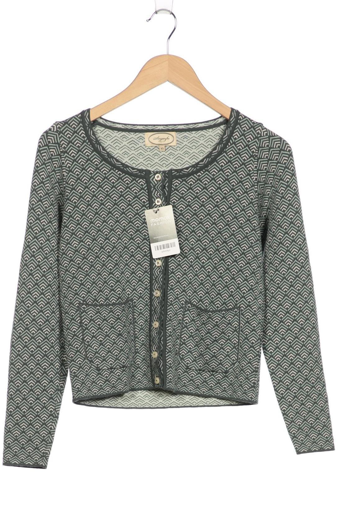 

Sorgenfri Sylt Damen Strickjacke, türkis, Gr. 34