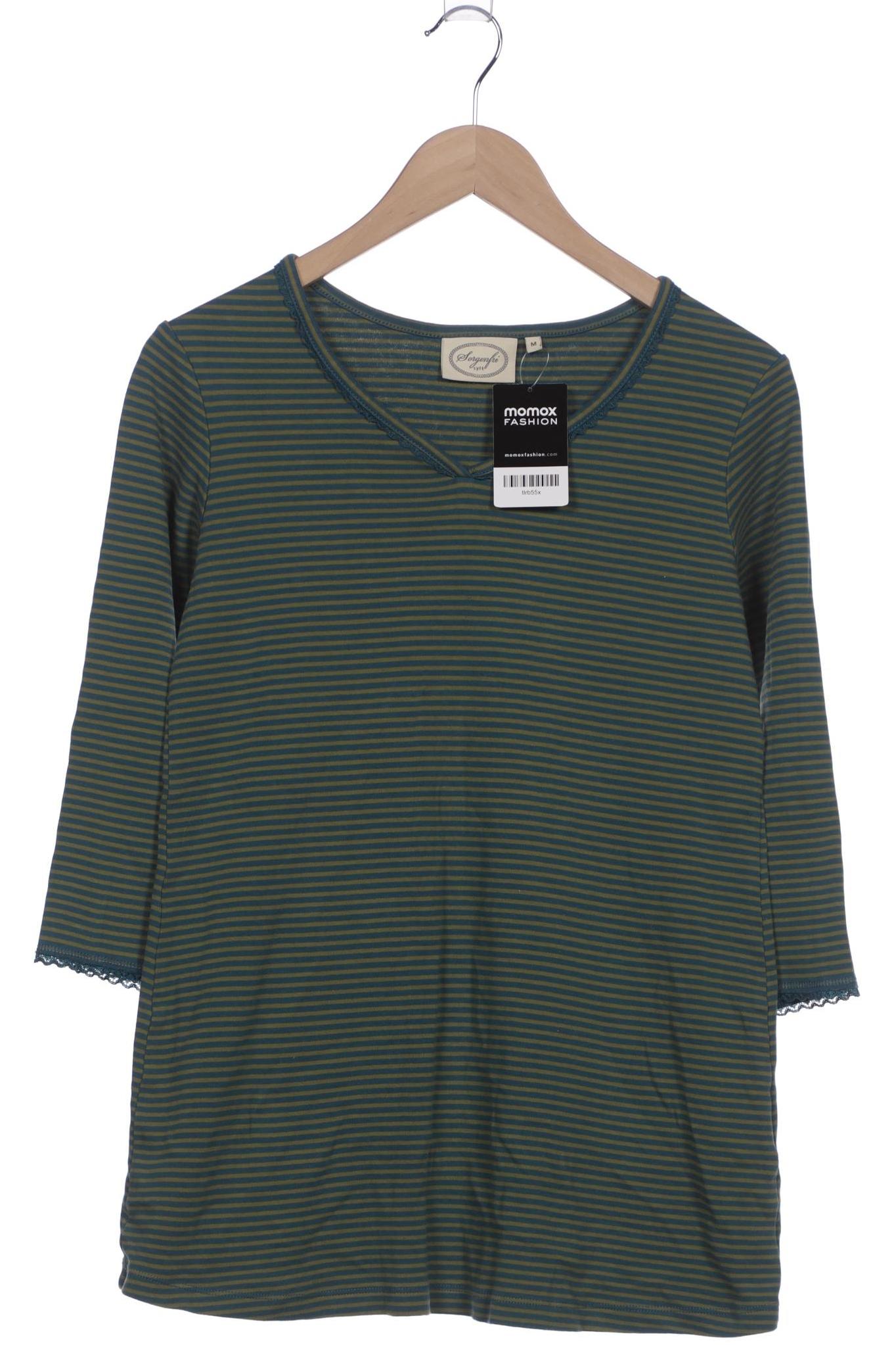 

Sorgenfri Sylt Damen Langarmshirt, türkis, Gr. 38