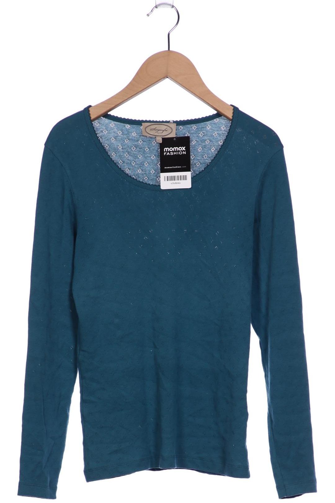 

Sorgenfri Sylt Damen Langarmshirt, türkis, Gr. 34
