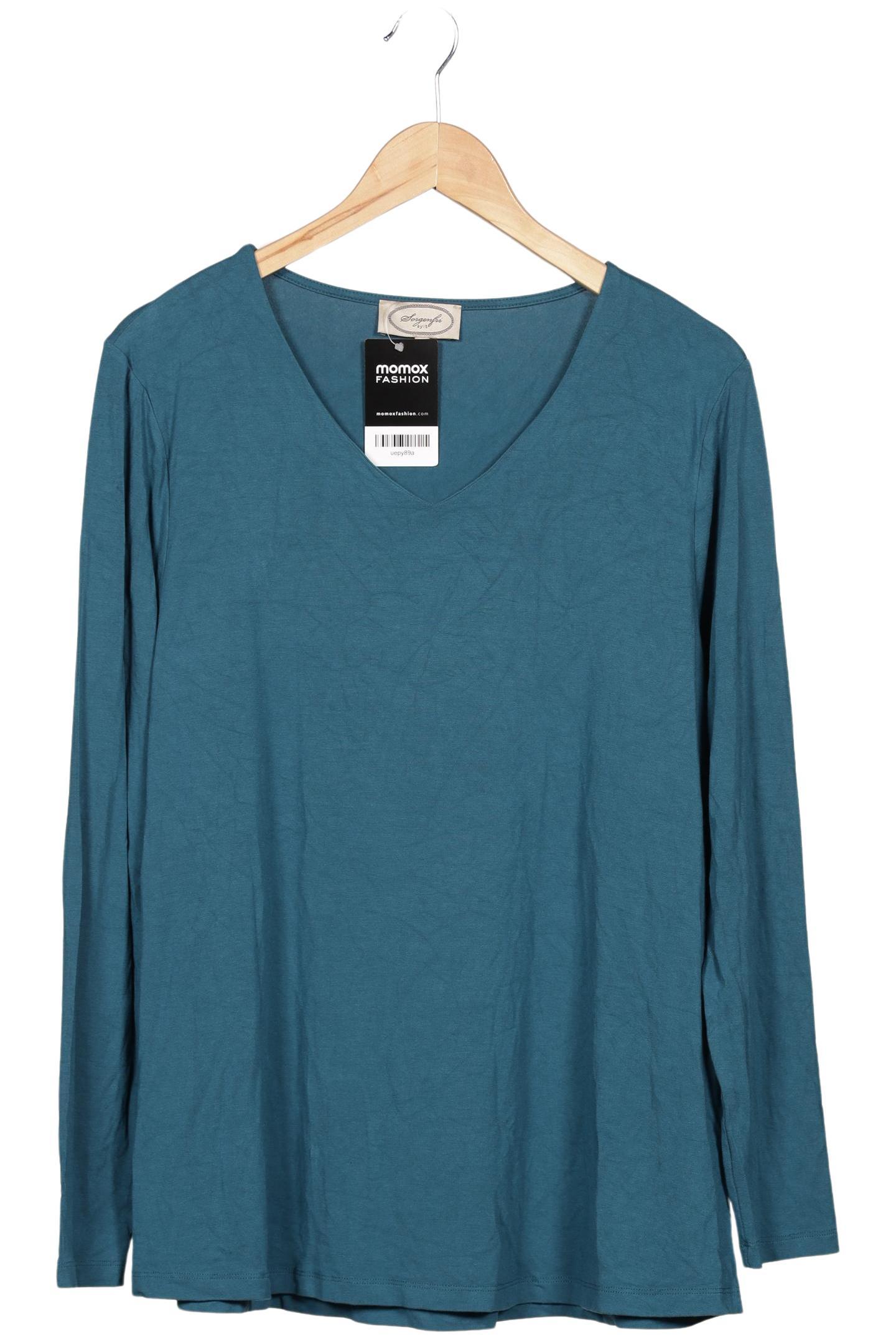 

Sorgenfri Sylt Damen Langarmshirt, türkis, Gr. 46