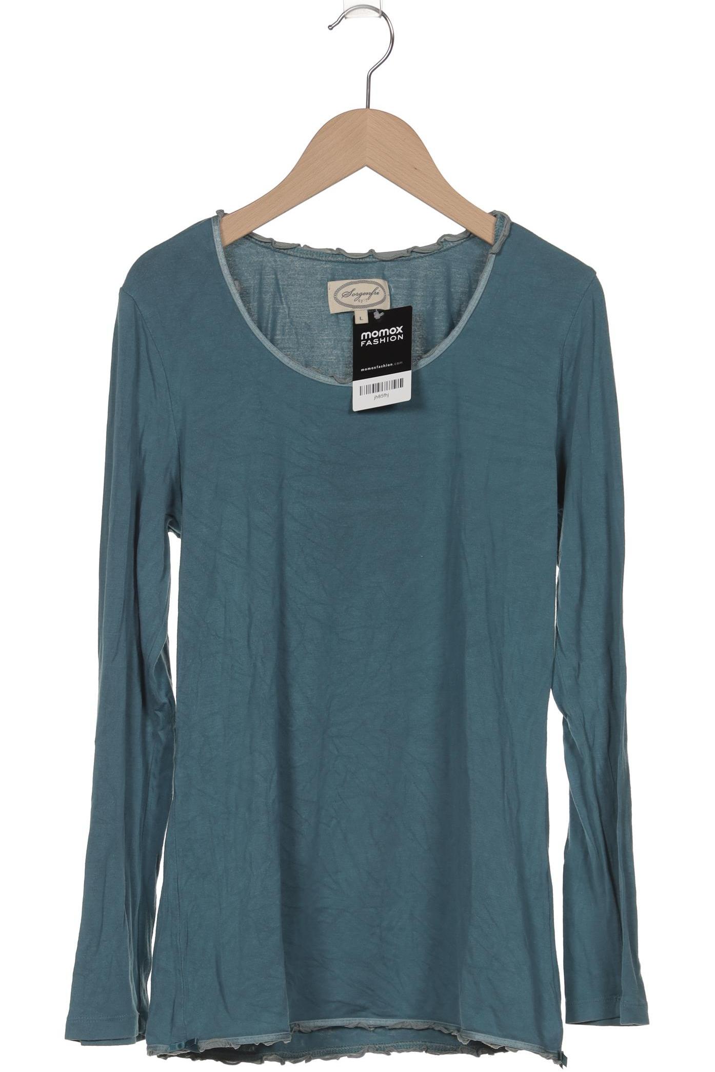 

Sorgenfri Sylt Damen Langarmshirt, blau, Gr. 42