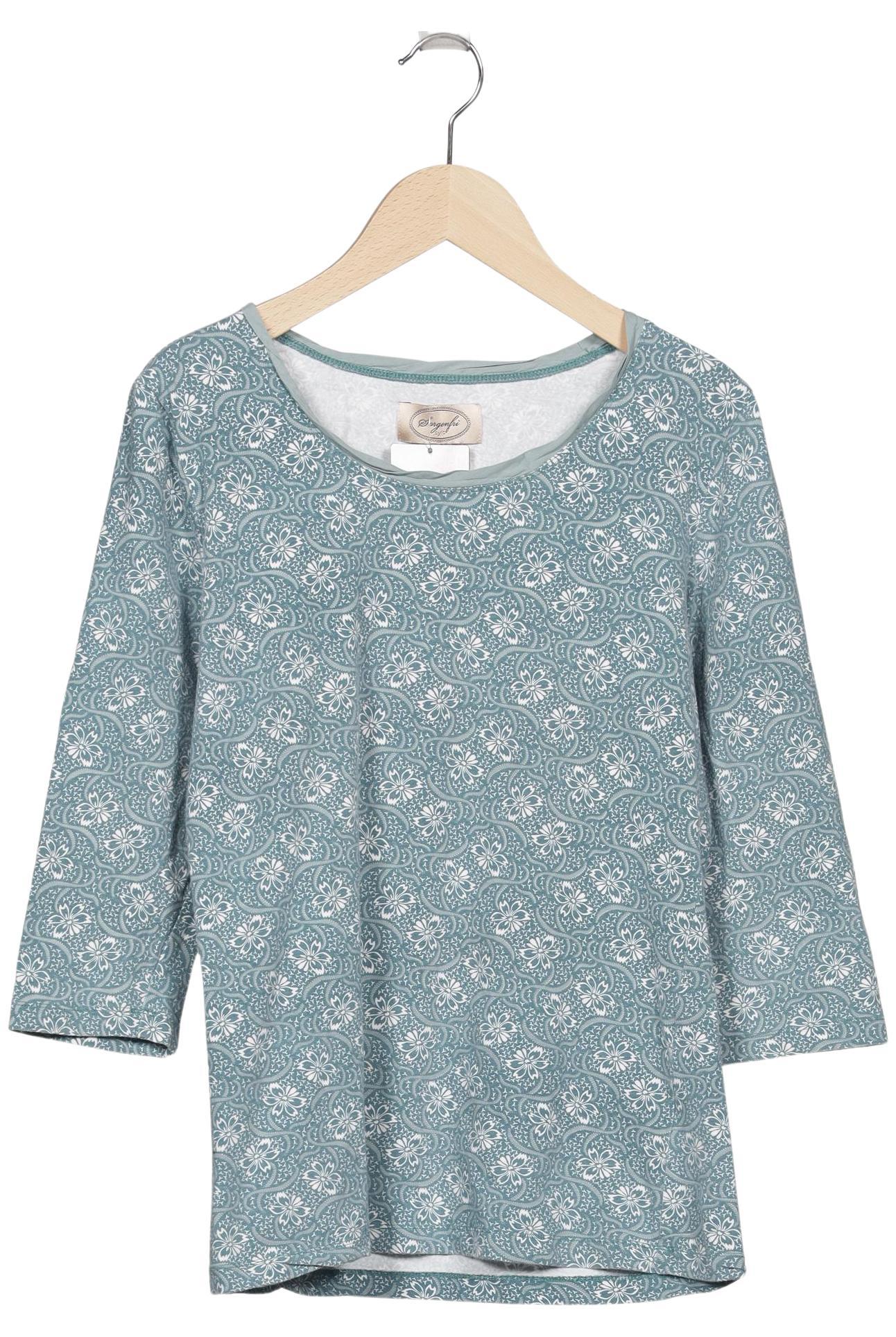 

Sorgenfri Sylt Damen Langarmshirt, hellblau, Gr. 36