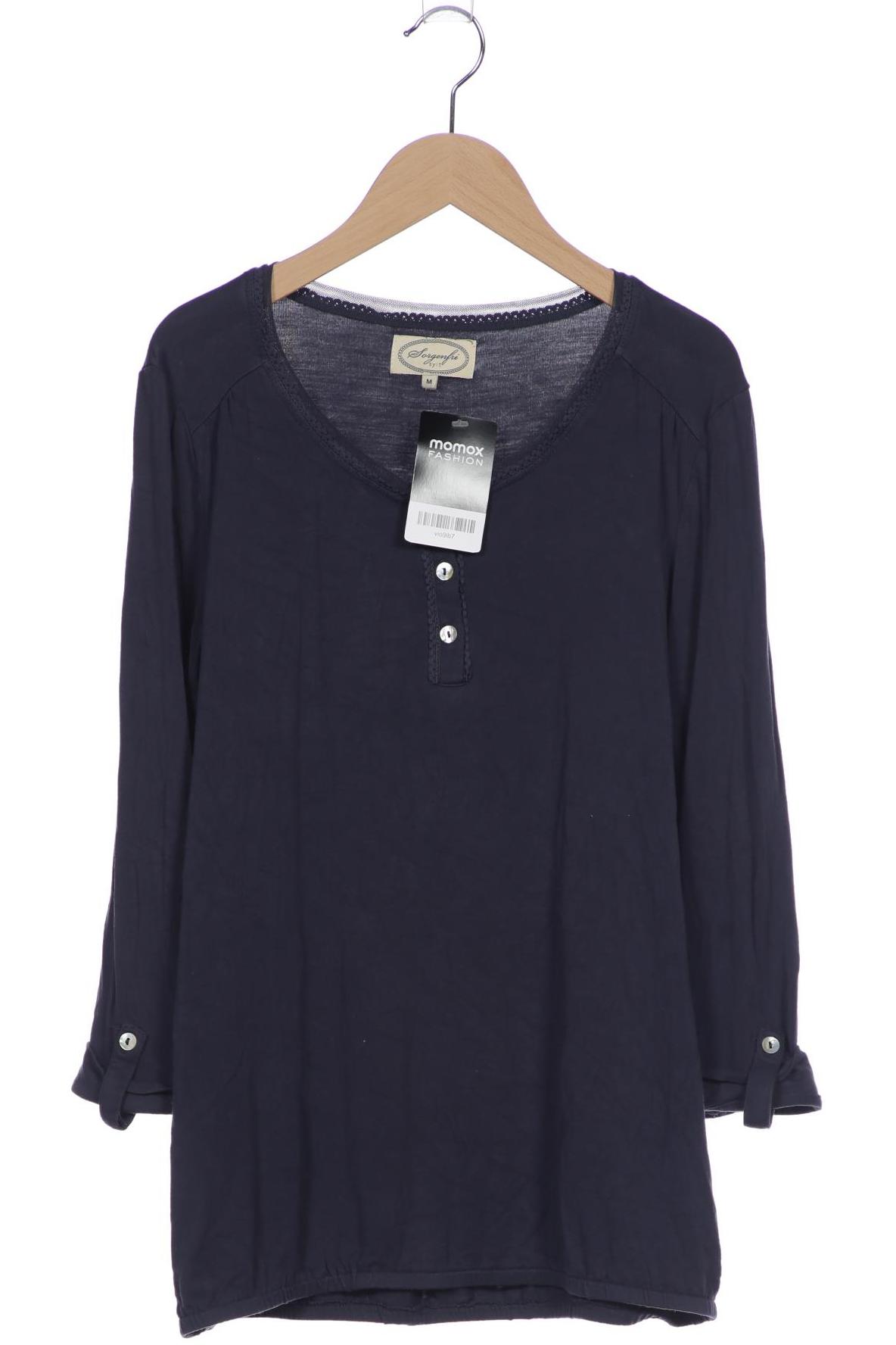 

Sorgenfri Sylt Damen Langarmshirt, marineblau, Gr. 38