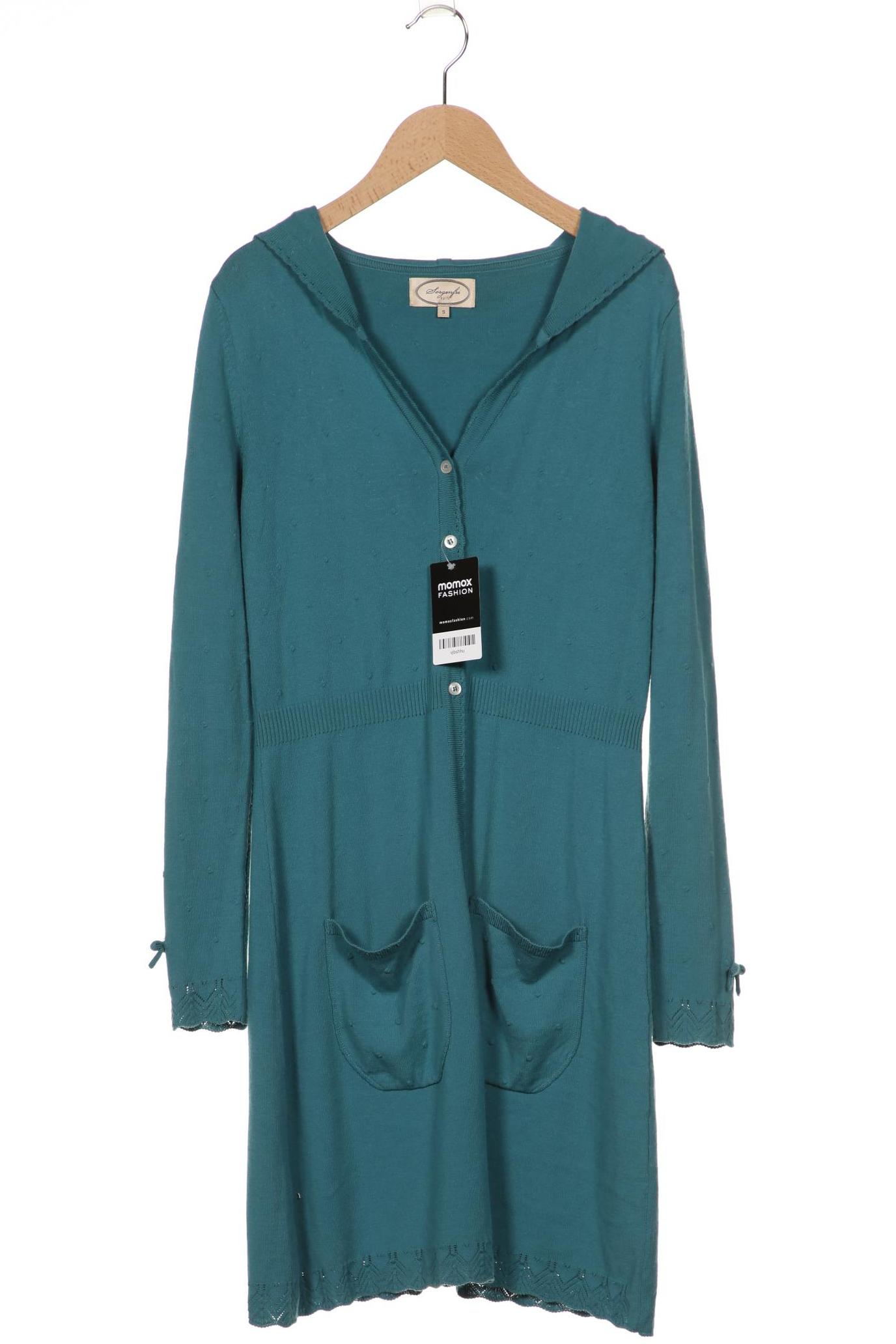 

Sorgenfri Sylt Damen Strickjacke, türkis, Gr. 36
