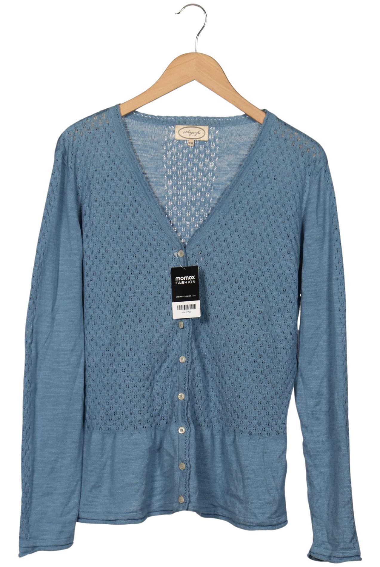 

Sorgenfri Sylt Damen Strickjacke, blau, Gr. 46