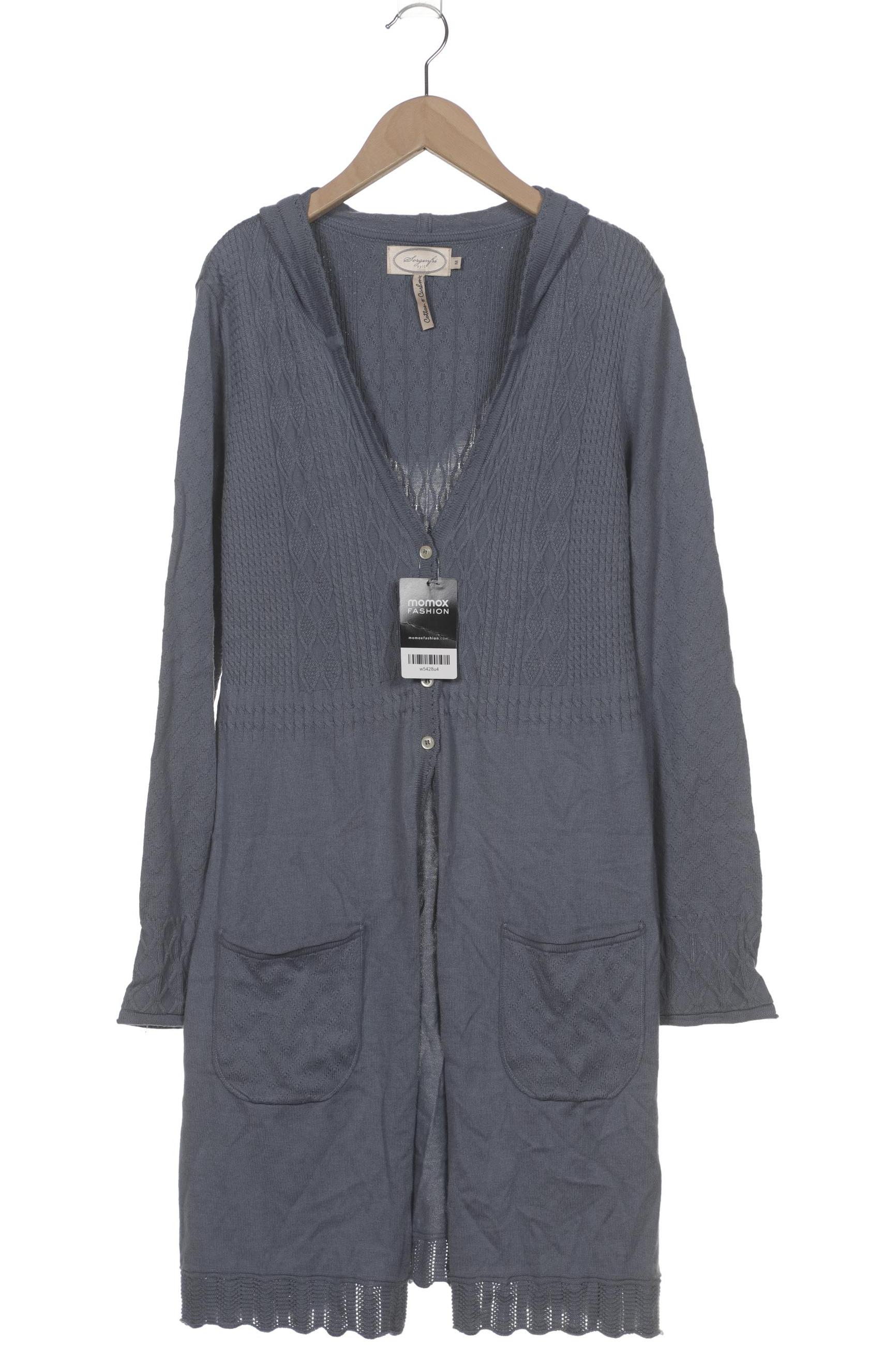 

Sorgenfri Sylt Damen Strickjacke, blau, Gr. 38