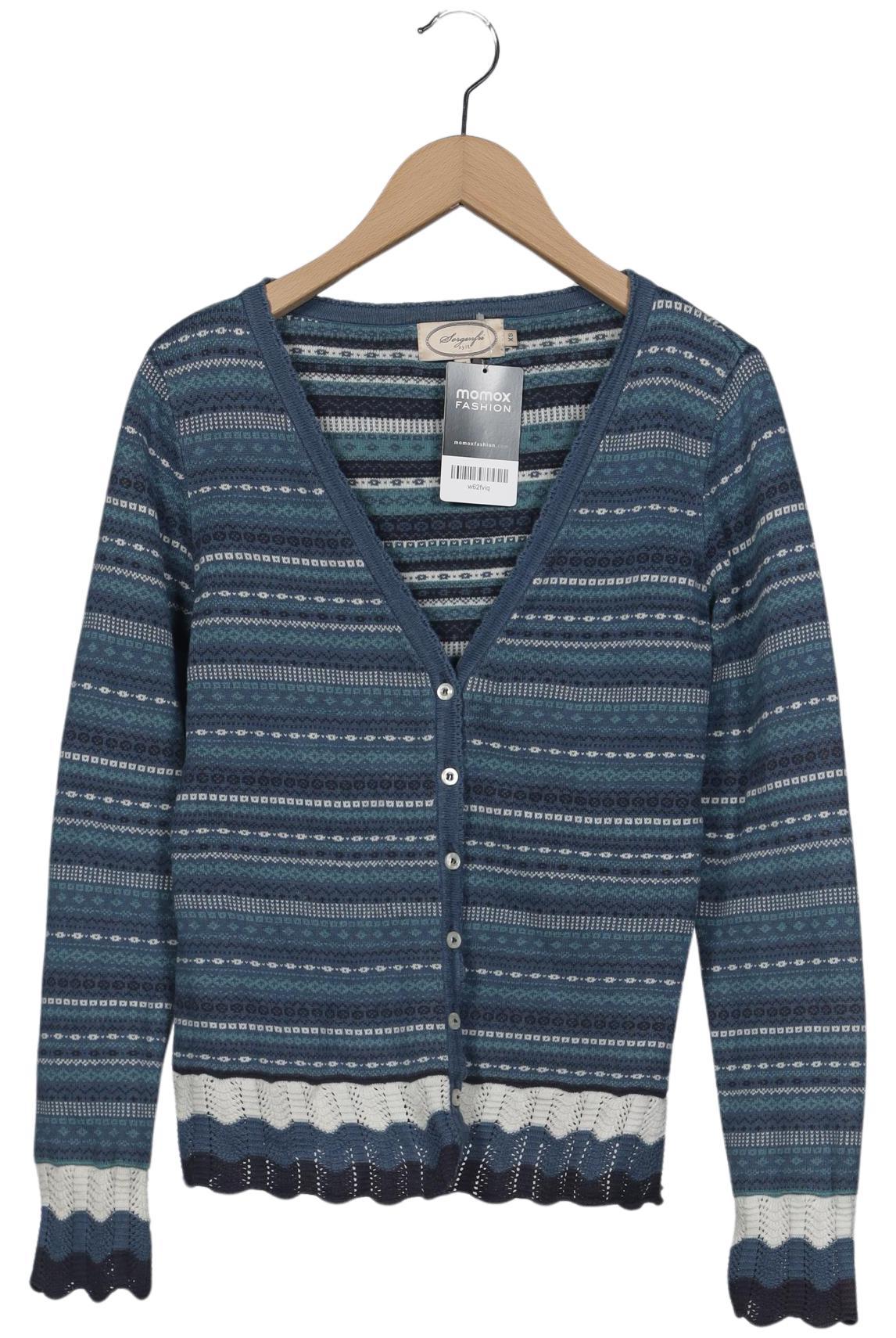 

Sorgenfri Sylt Damen Strickjacke, blau, Gr. 34