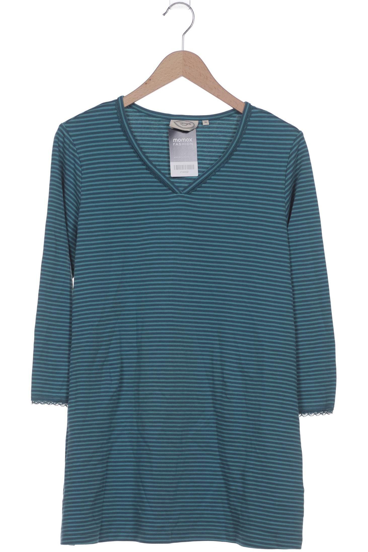 

Sorgenfri Sylt Damen Langarmshirt, türkis, Gr. 44