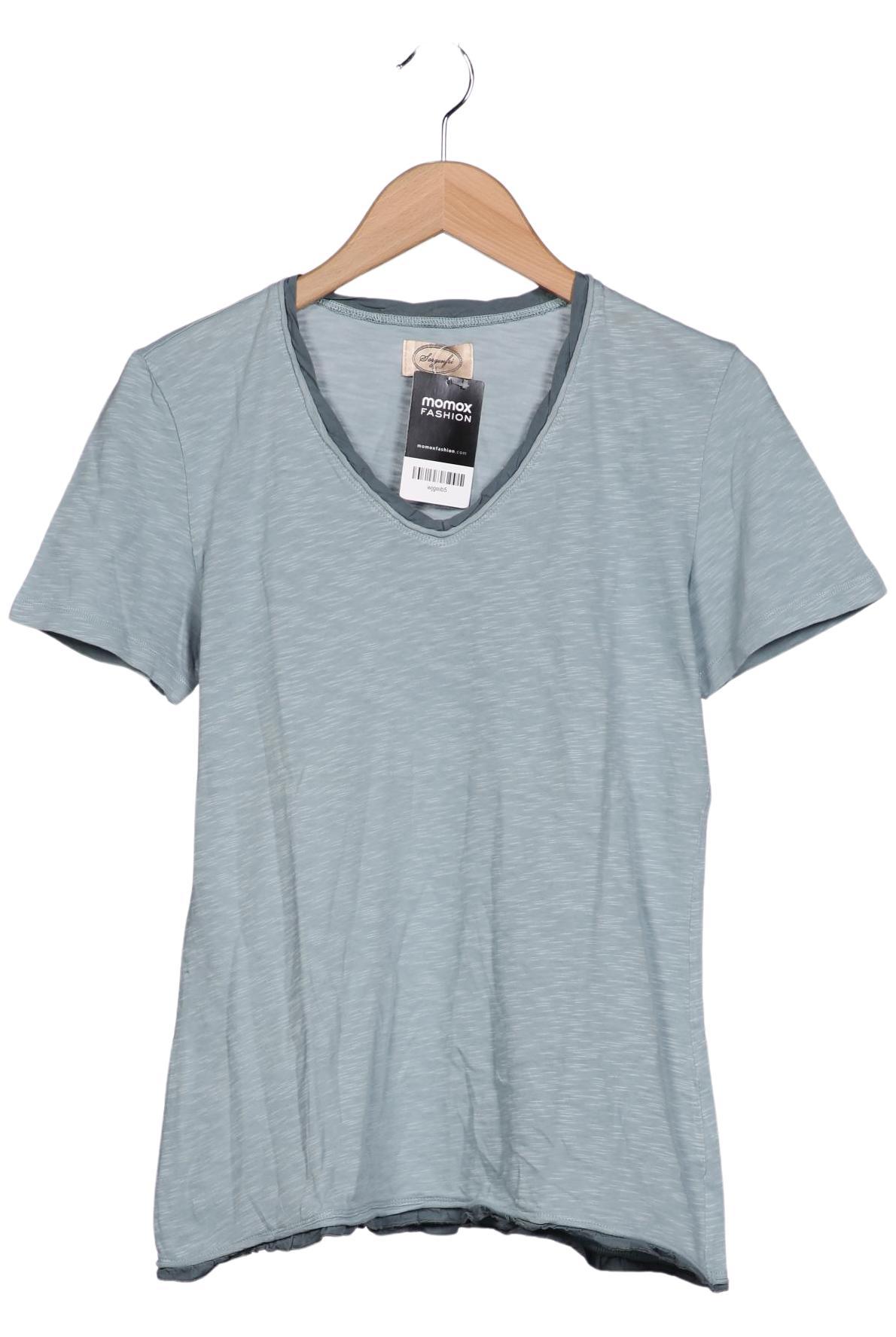 Thumbnail - Sorgenfri Sylt Damen T-Shirt, türkis, Gr. 44