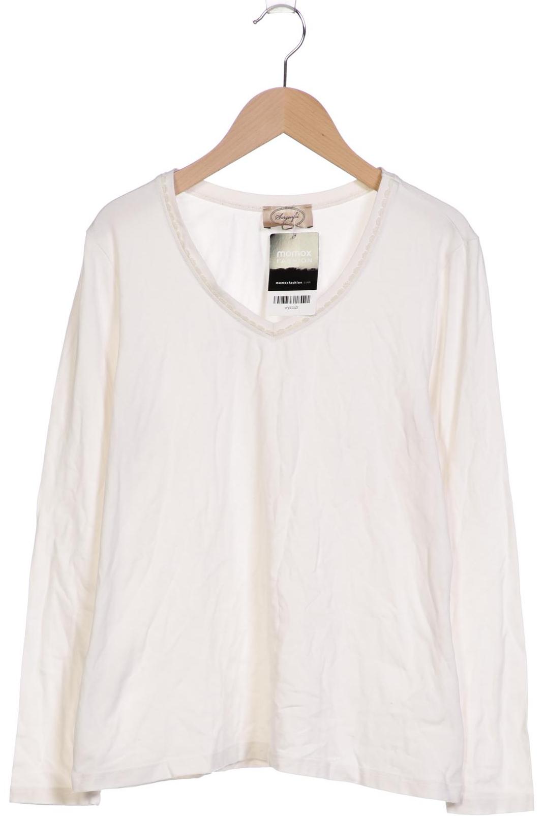 

Sorgenfri Sylt Damen Langarmshirt, weiß, Gr. 42
