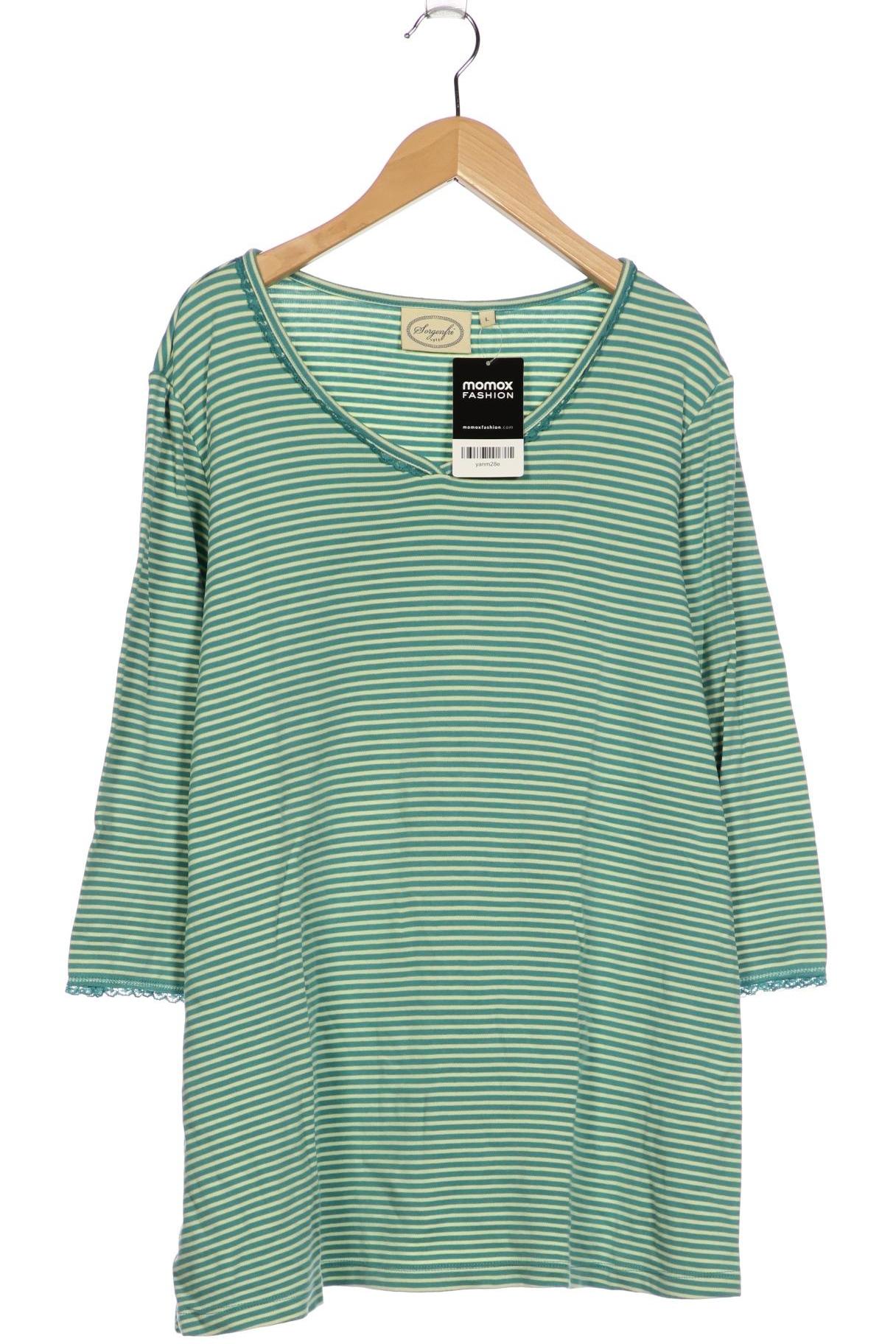 

Sorgenfri Sylt Damen Langarmshirt, türkis, Gr. 42