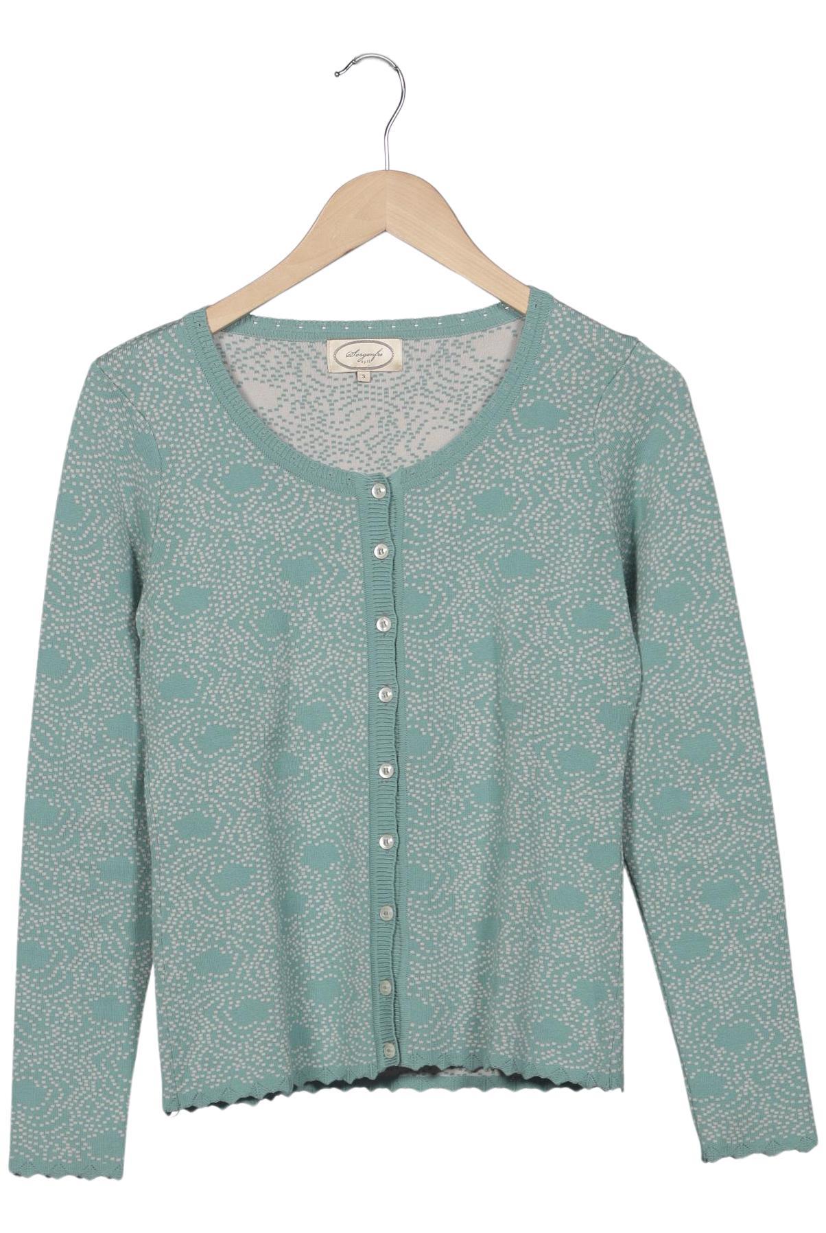 

Sorgenfri Sylt Damen Strickjacke, türkis, Gr. 36