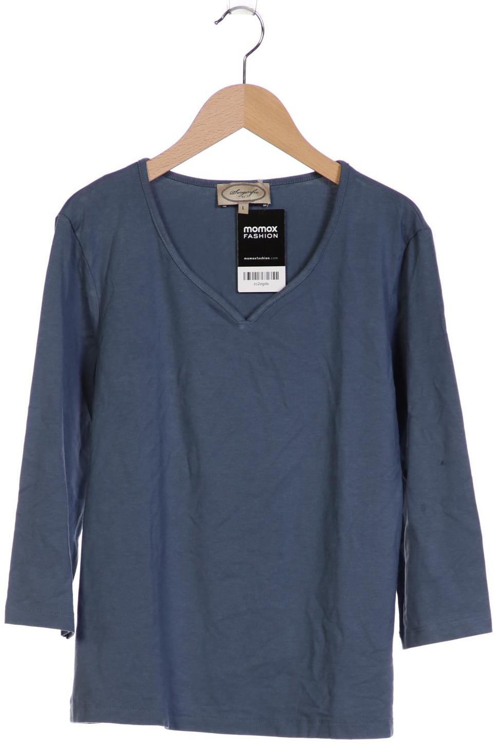 

Sorgenfri Sylt Damen Langarmshirt, blau, Gr. 42