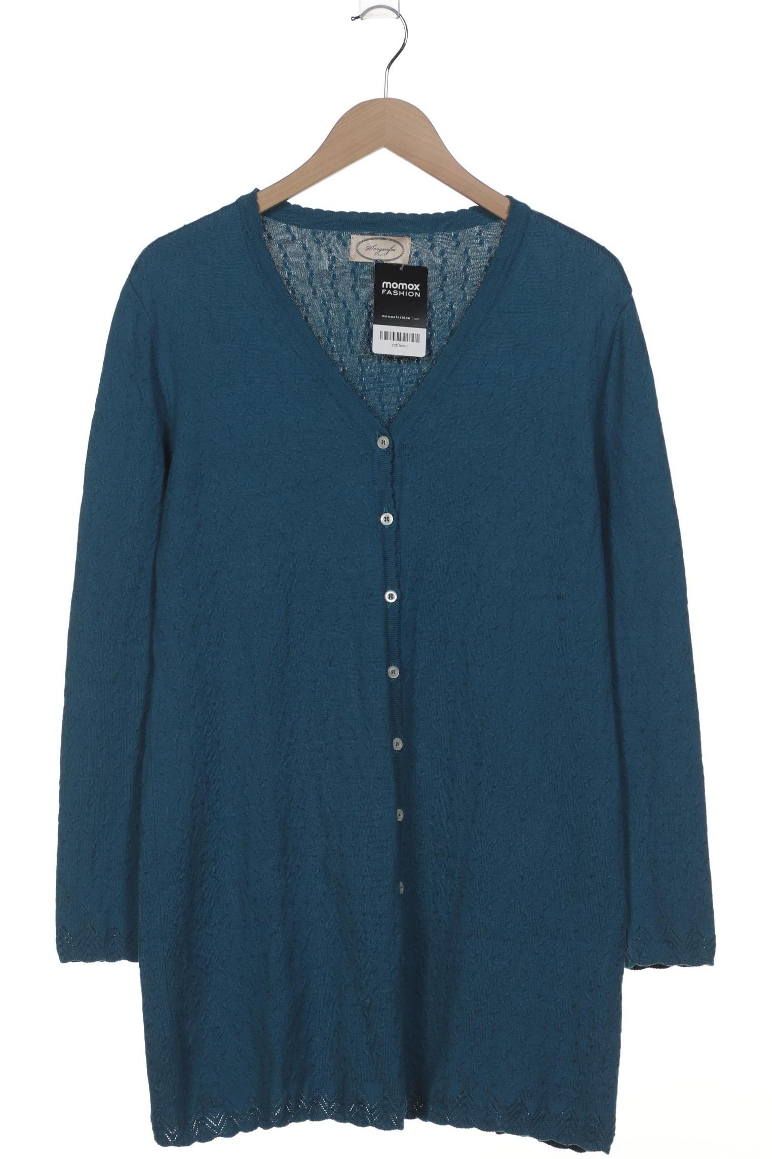 

Sorgenfri Sylt Damen Strickjacke, blau, Gr. 46