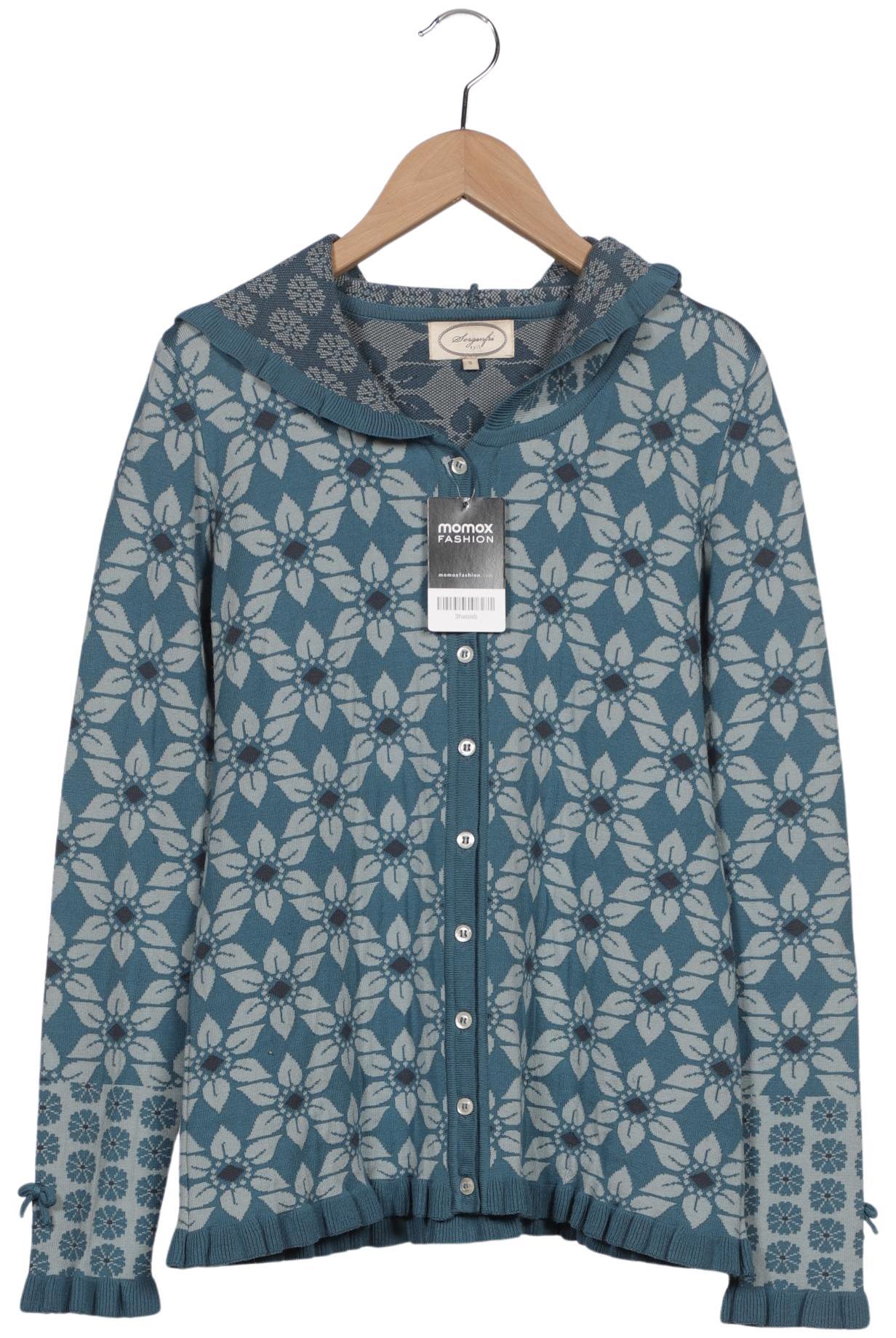 

Sorgenfri Sylt Damen Strickjacke, blau, Gr. 36