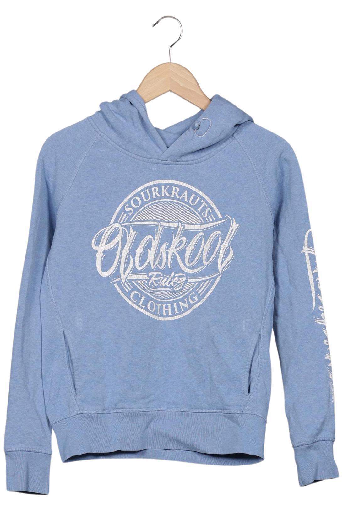 

Sourkrauts Damen Kapuzenpullover, hellblau, Gr. 36