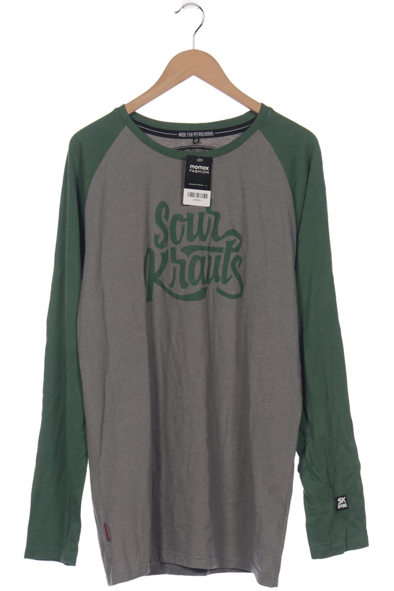 

Sourkrauts Herren Langarmshirt, grau, Gr. 56