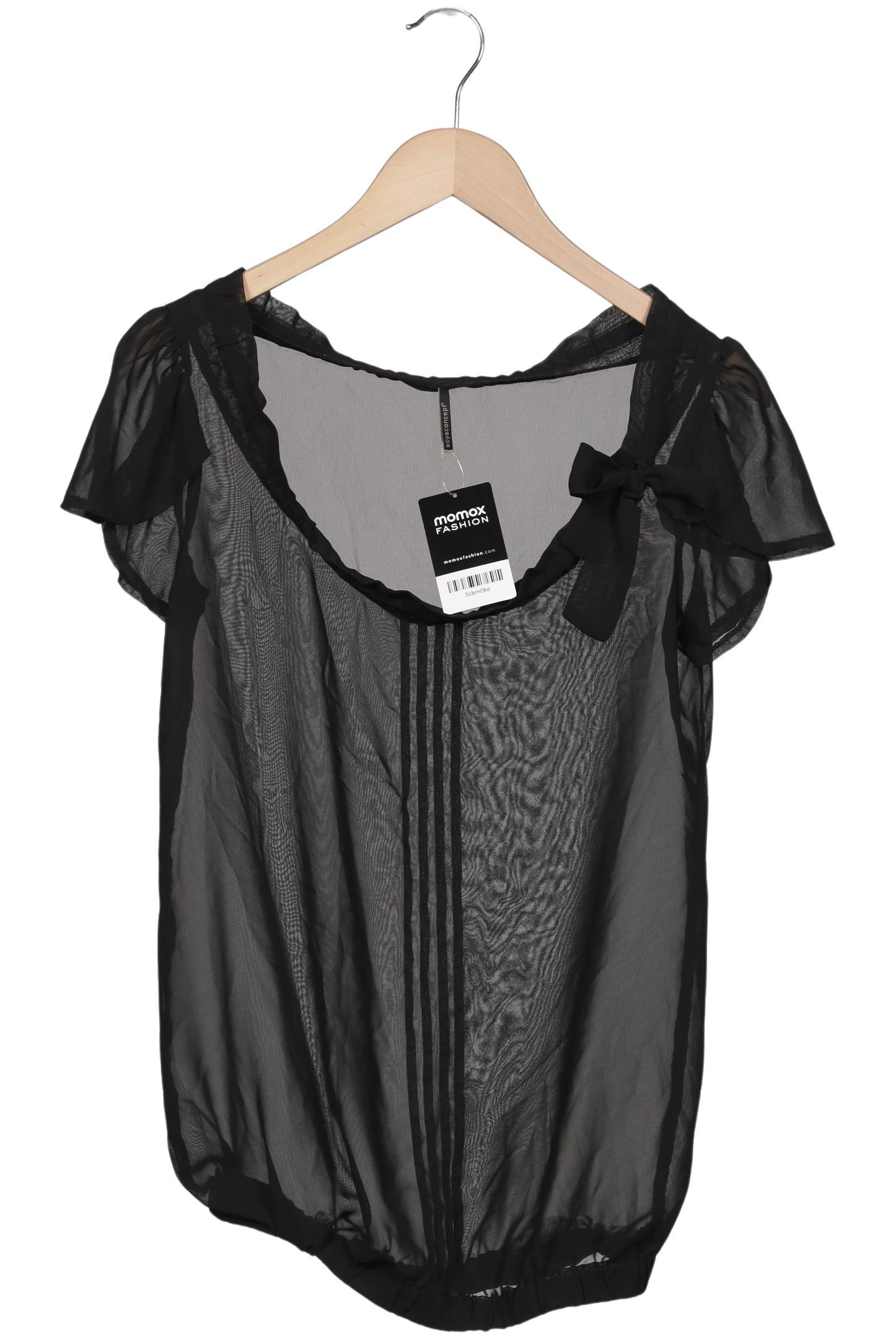 

soyaconcept Damen Bluse, schwarz, Gr. 34