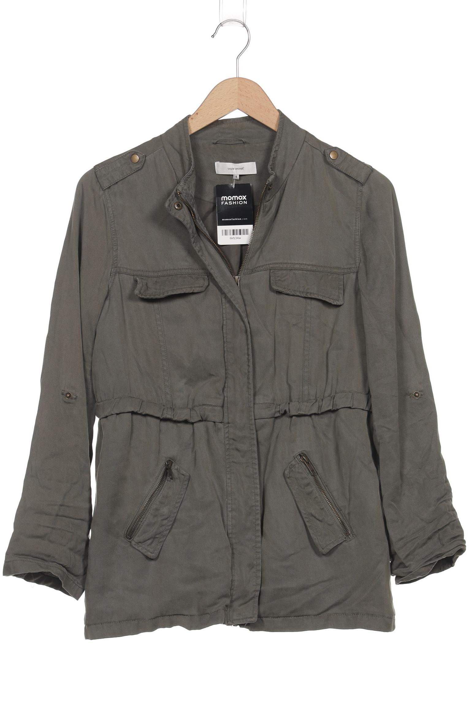 

soyaconcept Damen Jacke, grün, Gr. 36