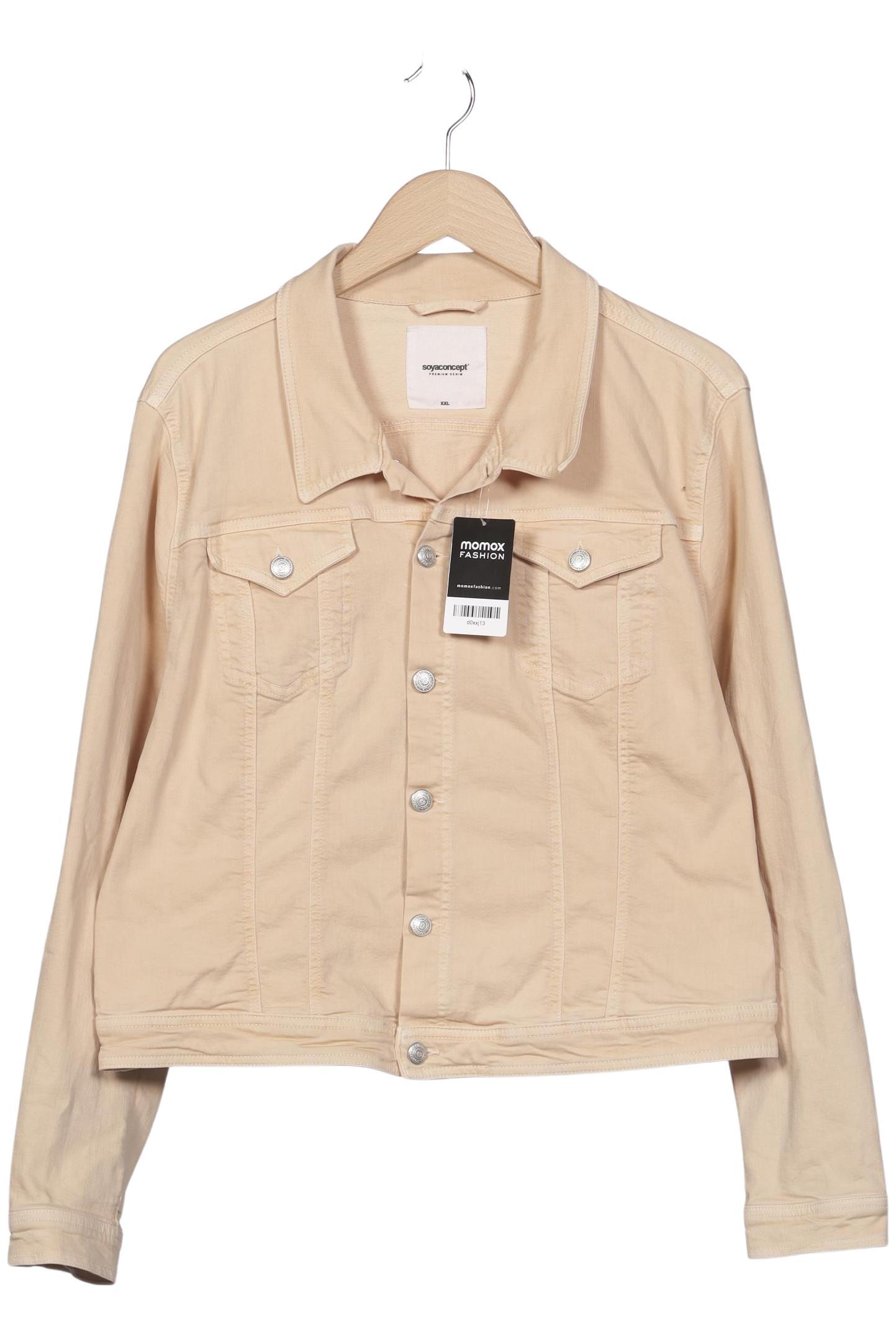 

soyaconcept Damen Jacke, beige, Gr. 46