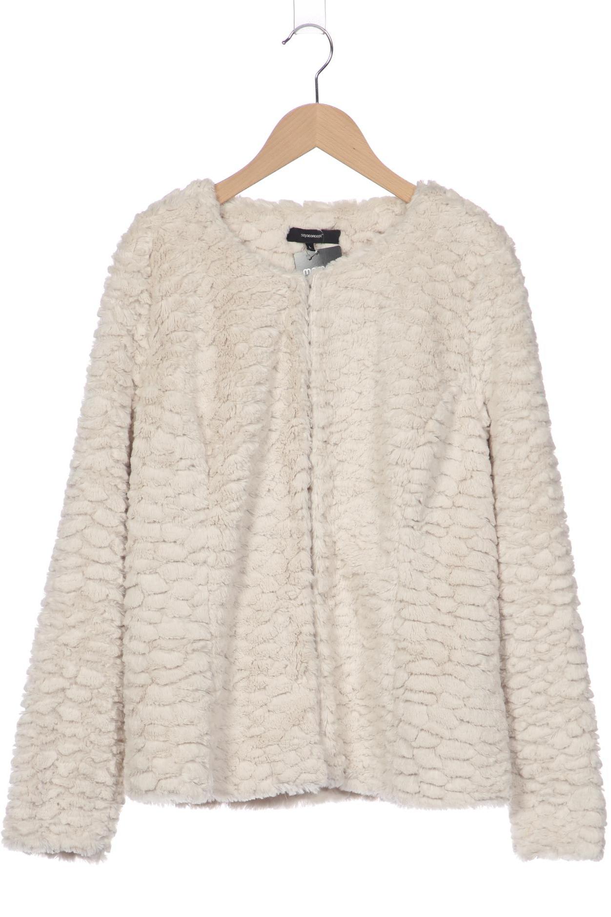 

soyaconcept Damen Jacke, cremeweiß, Gr. 42