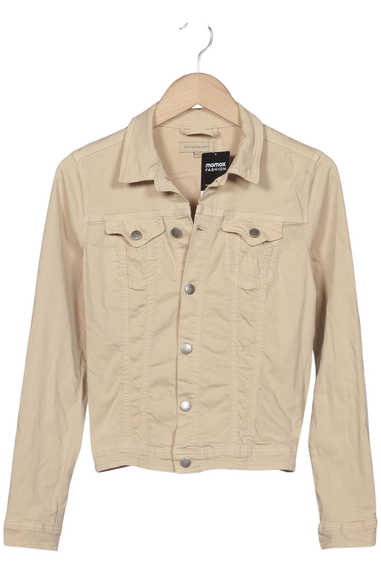

soyaconcept Damen Jacke, beige, Gr. 34