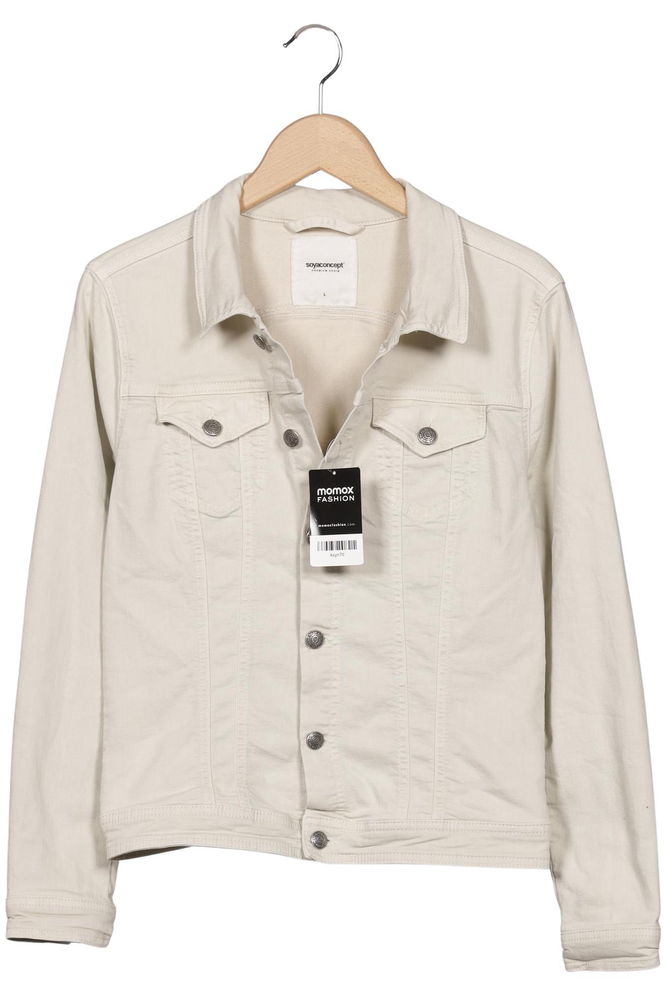 

soyaconcept Damen Jacke, beige, Gr. 42