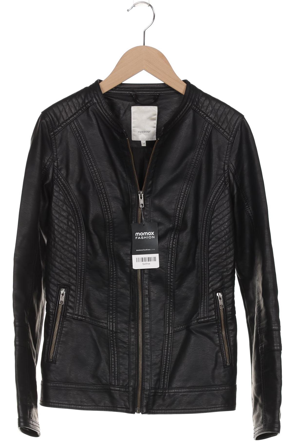 

soyaconcept Damen Jacke, schwarz, Gr. 34