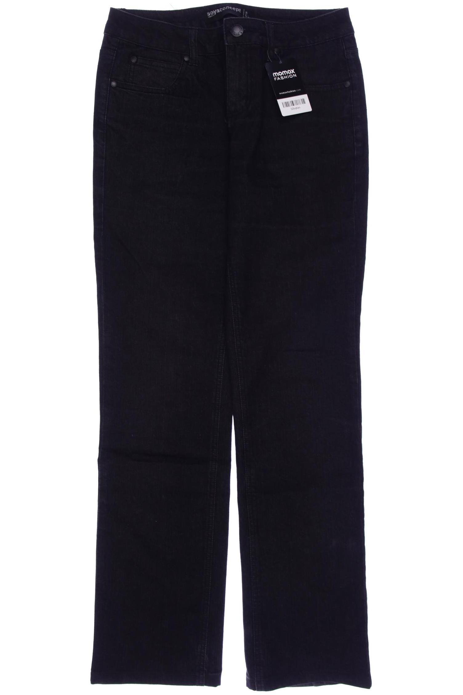 

soyaconcept Damen Jeans, schwarz, Gr. 27
