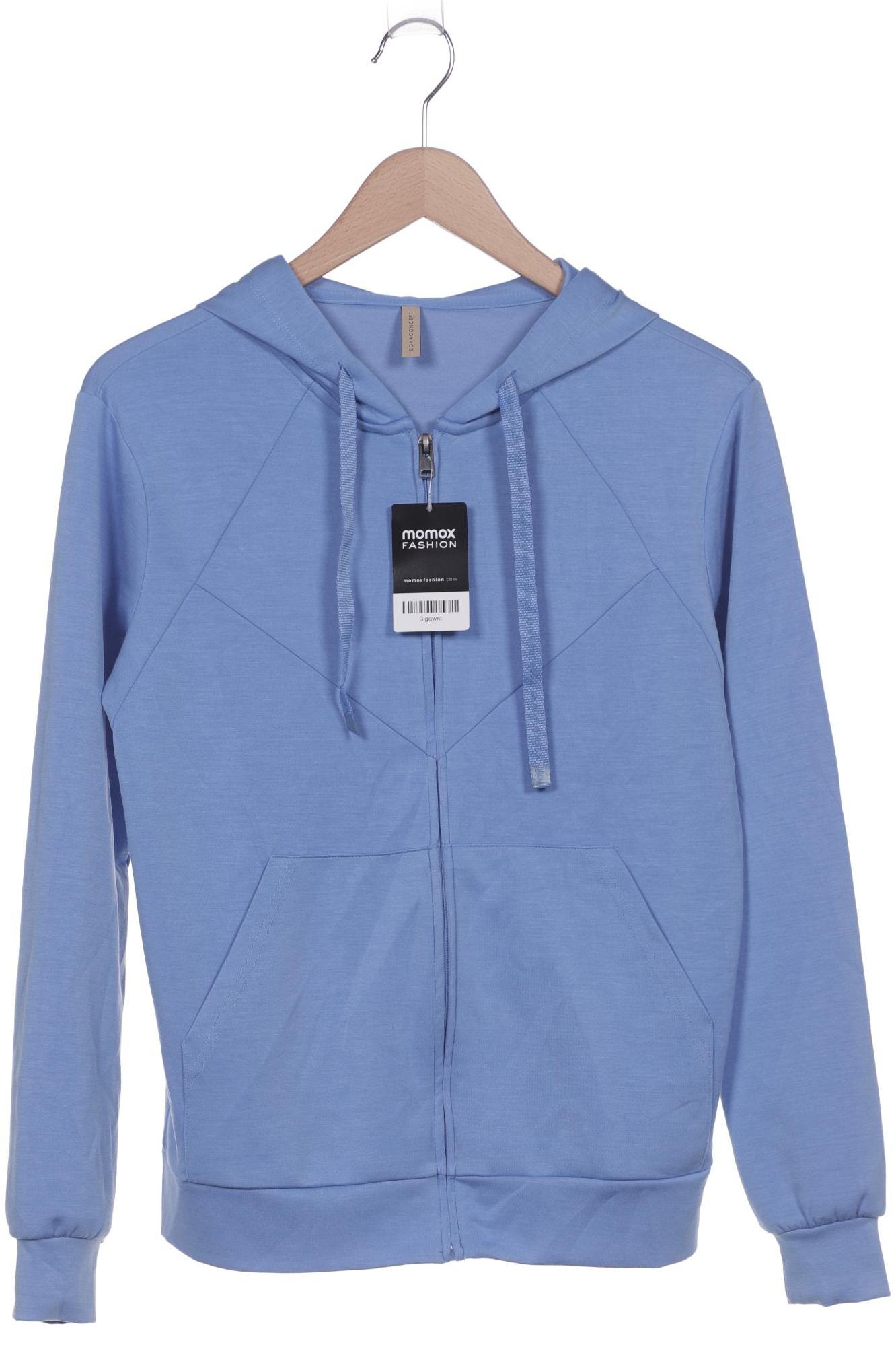 

soyaconcept Damen Kapuzenpullover, blau, Gr. 36