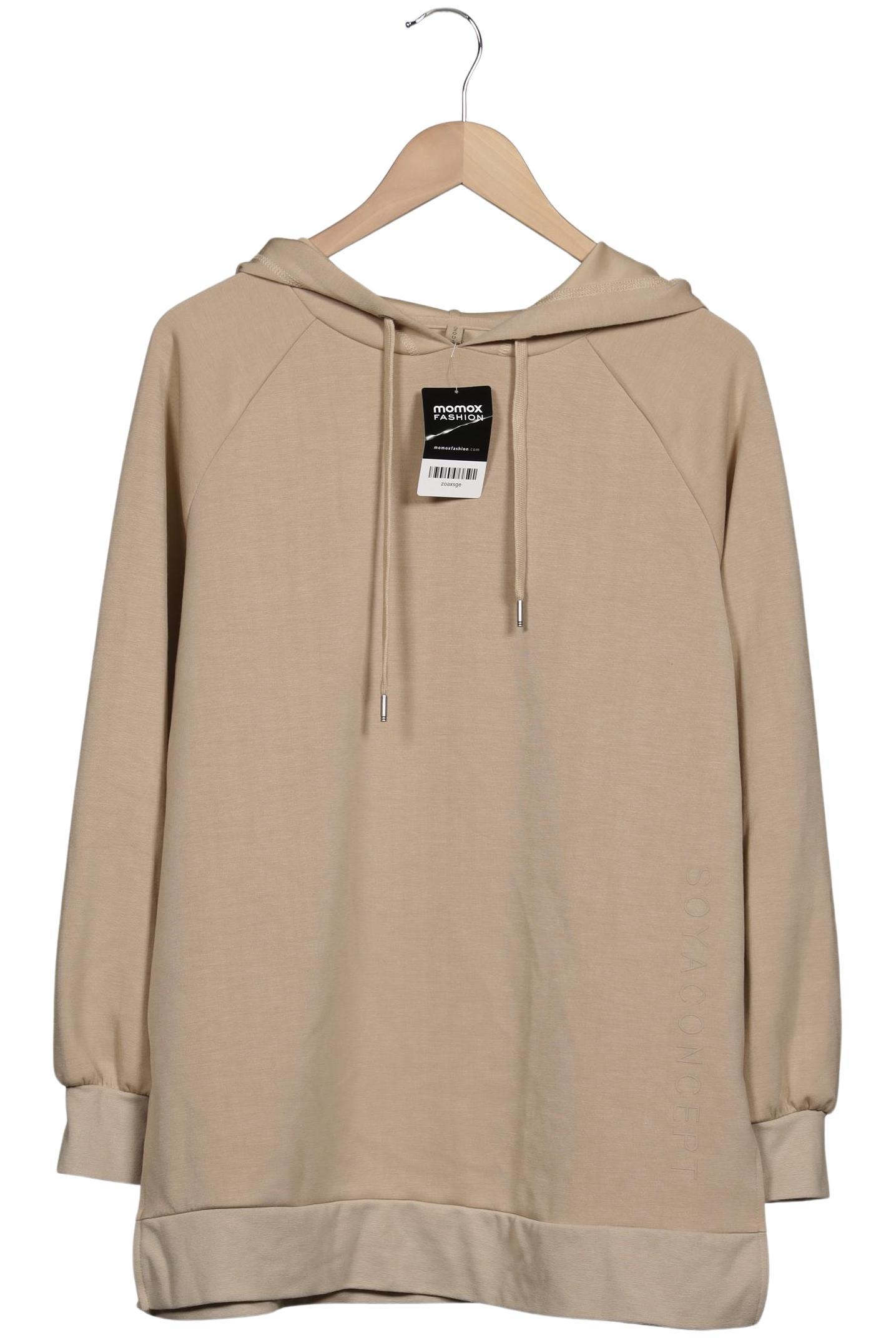 

soyaconcept Damen Kapuzenpullover, beige, Gr. 36