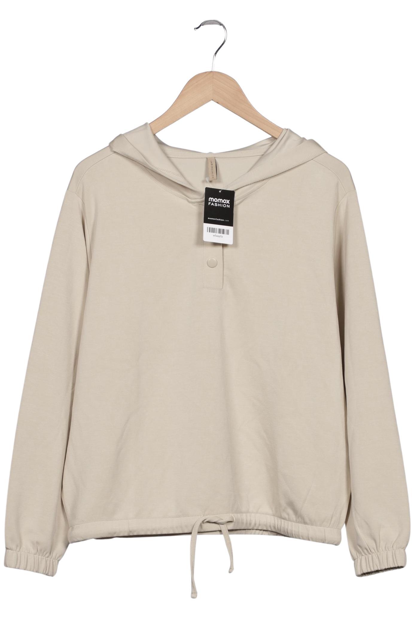 

soyaconcept Damen Kapuzenpullover, beige, Gr. 38