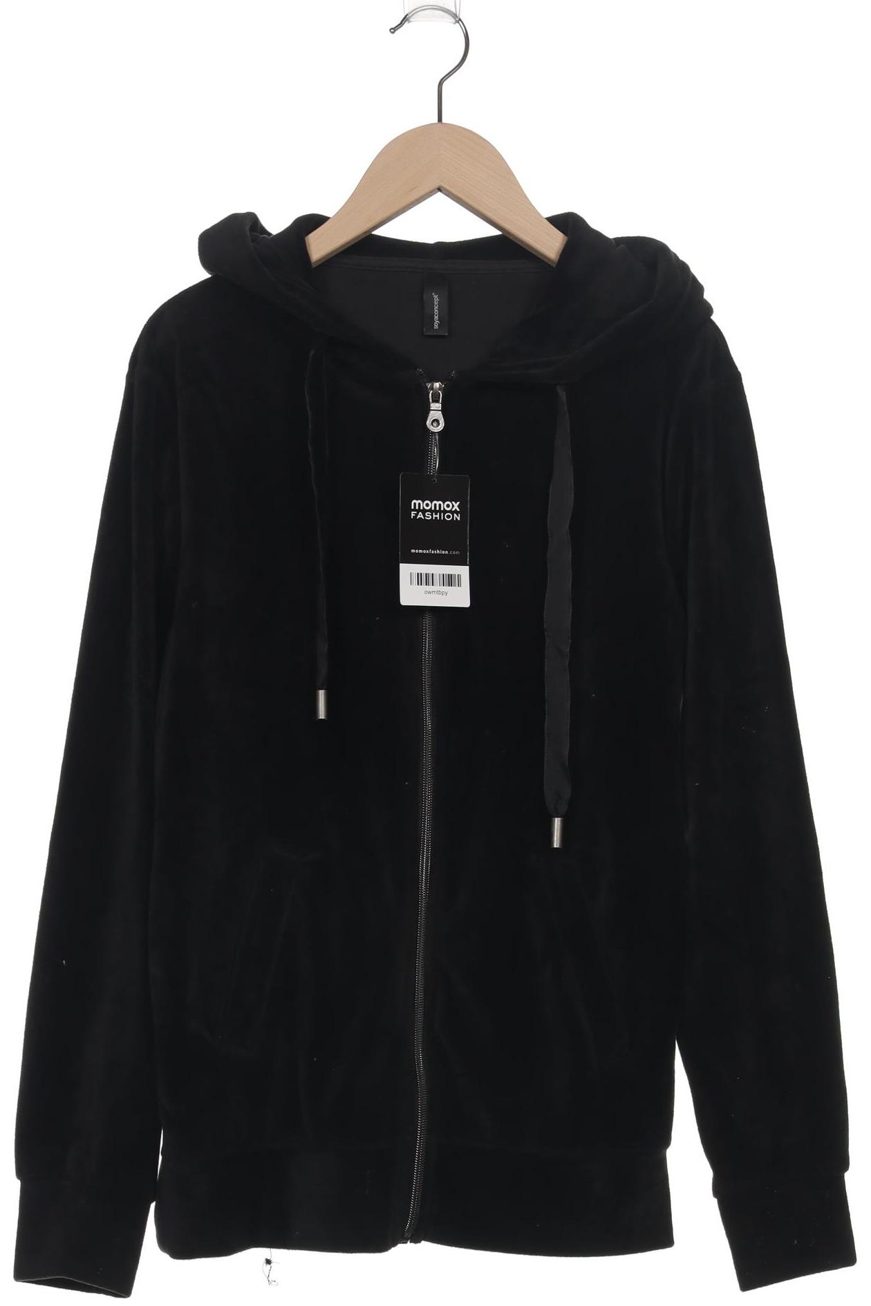 

soyaconcept Damen Kapuzenpullover, schwarz, Gr. 34