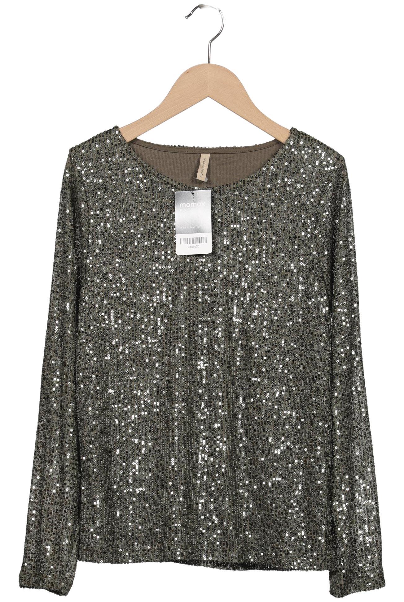 

soyaconcept Damen Langarmshirt, grün, Gr. 36