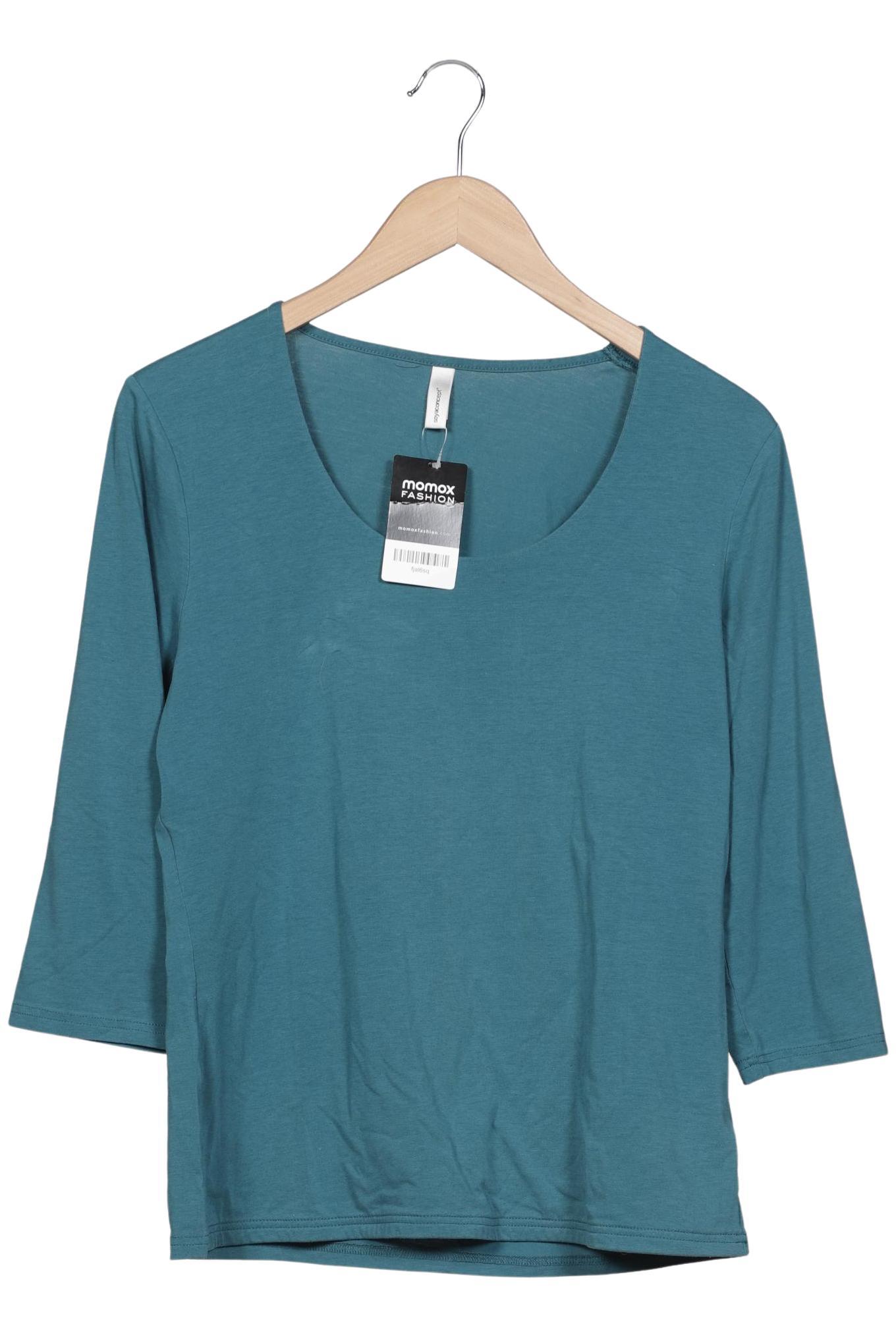 

soyaconcept Damen Langarmshirt, türkis, Gr. 44