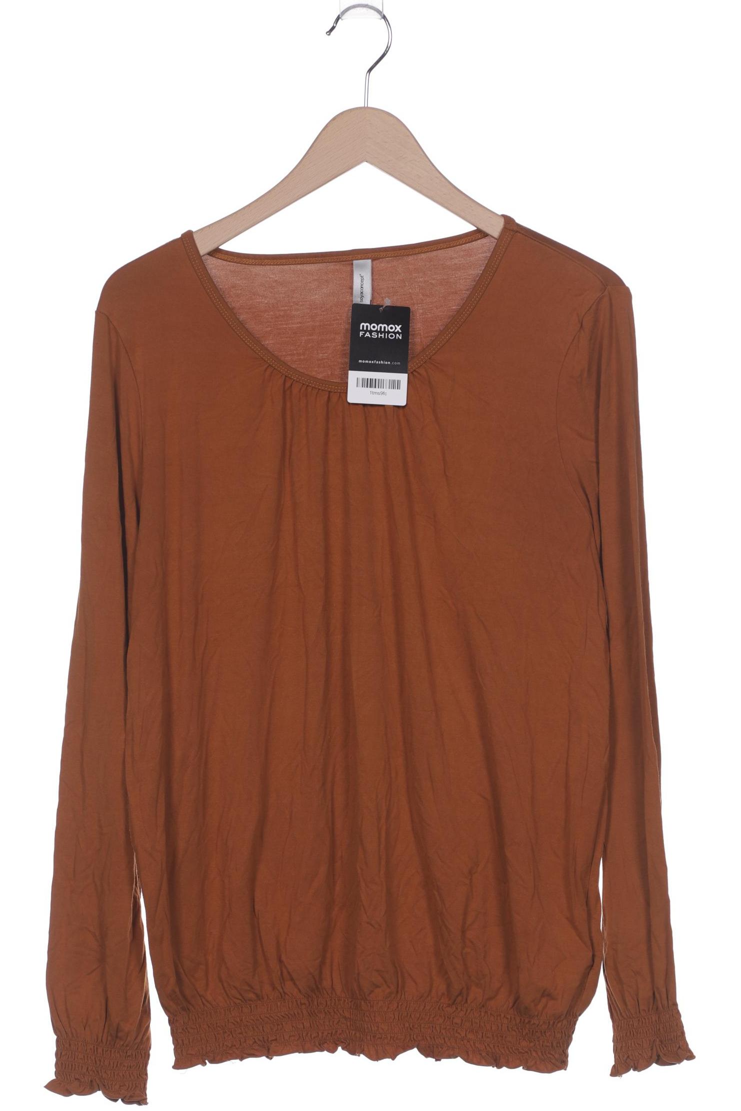 

soyaconcept Damen Langarmshirt, braun, Gr. 44
